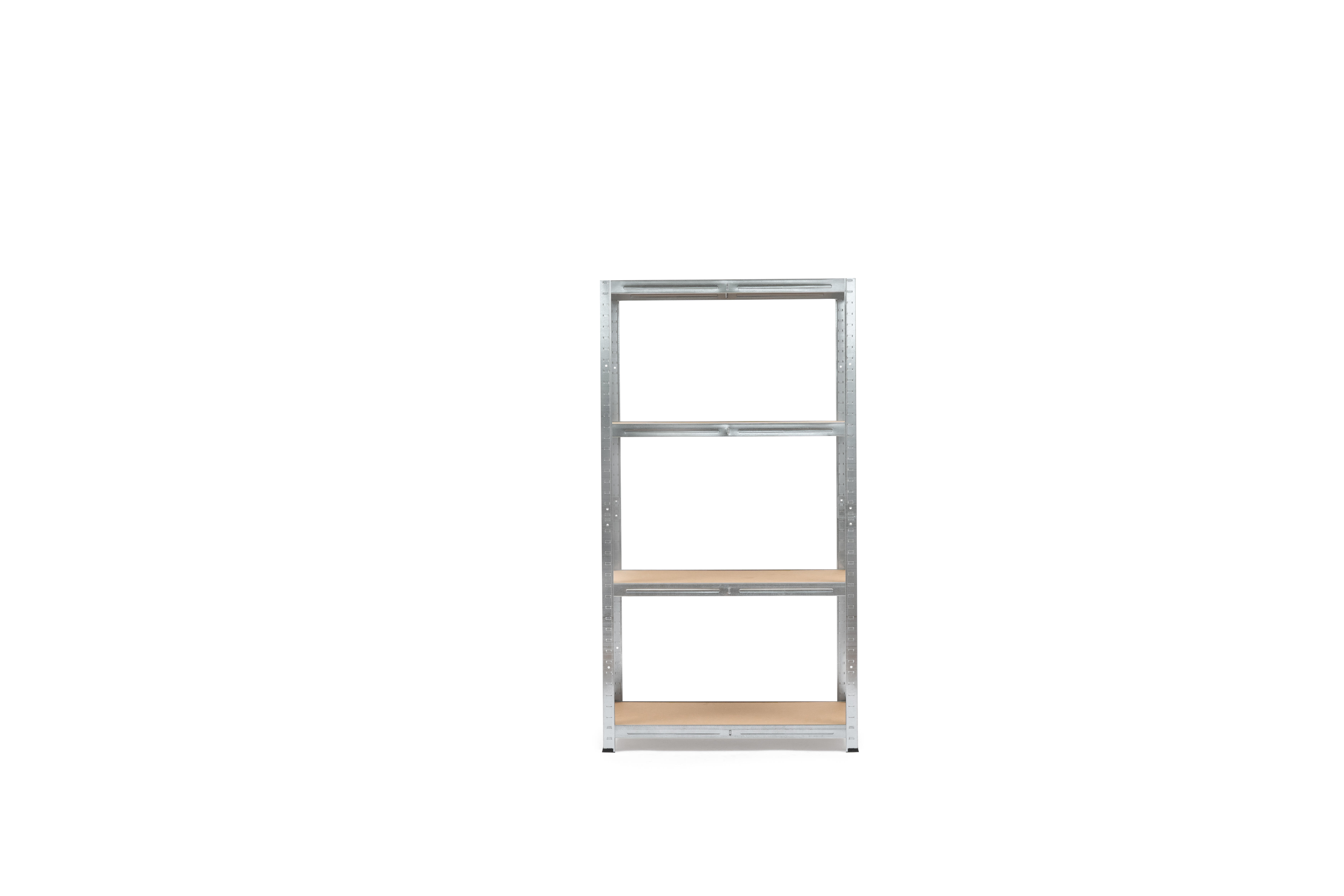 Etagère acier galvanisé AVASCO, 175 kg, 4T, H.148 x l.80 x P.40 cm - 2