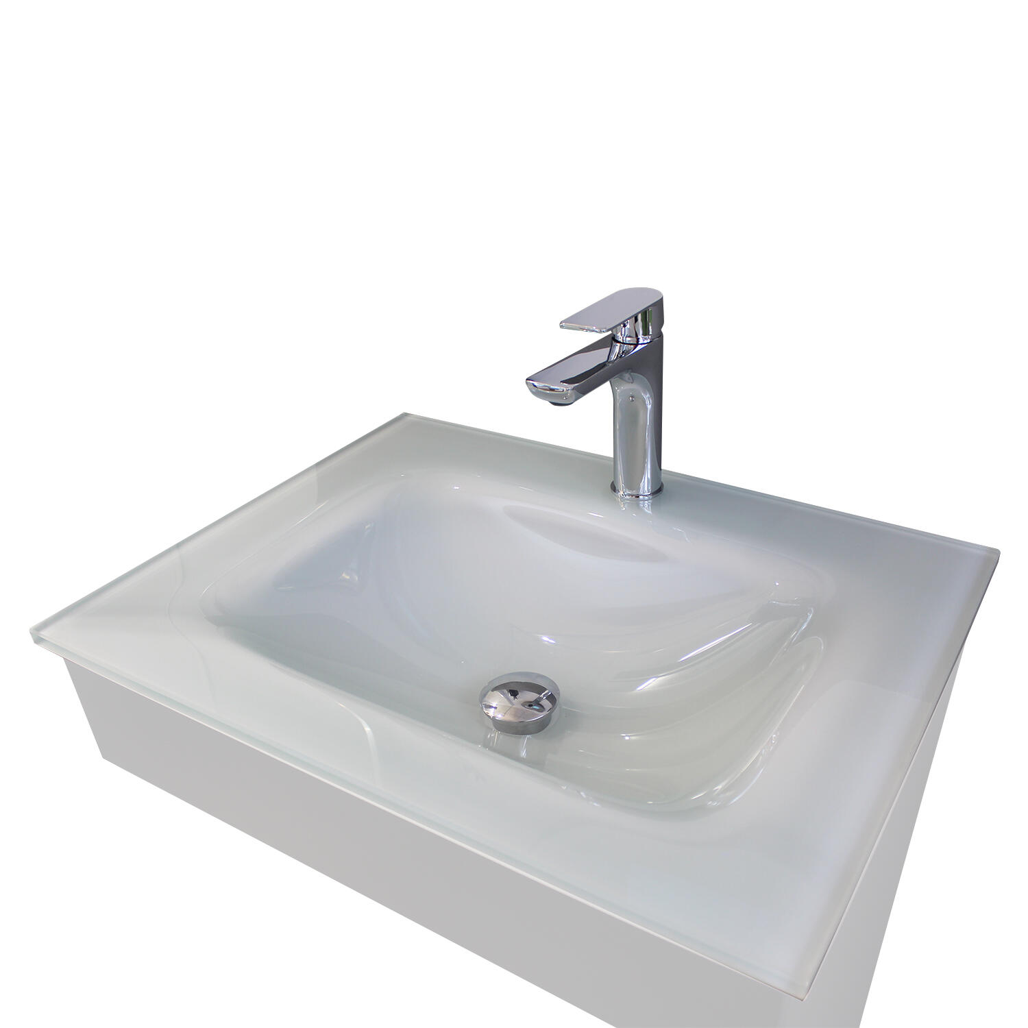 Conjunto de mueble de baño con lavabo y espejo Tylo 60 cm roble / blanco - 4