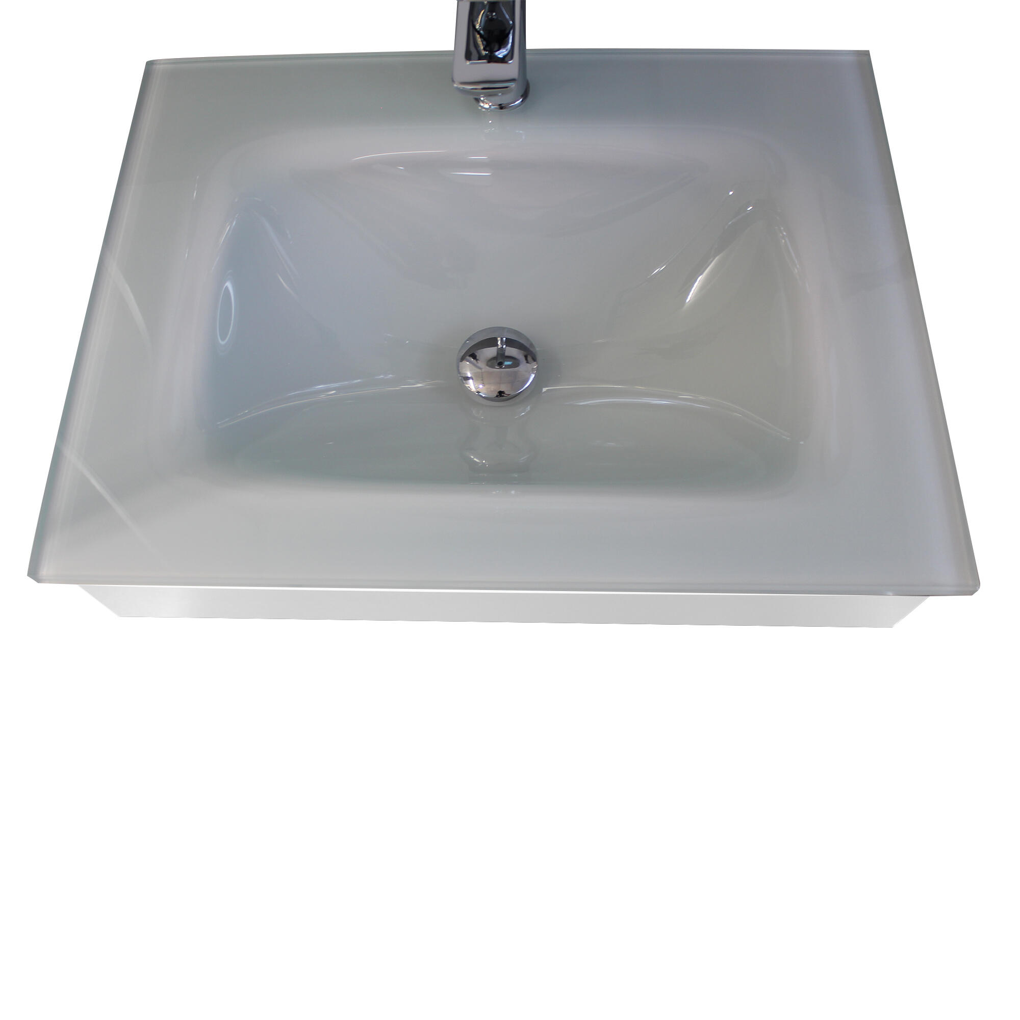 Conjunto de mueble de baño con lavabo y espejo Tylo 60 cm roble / blanco - 3