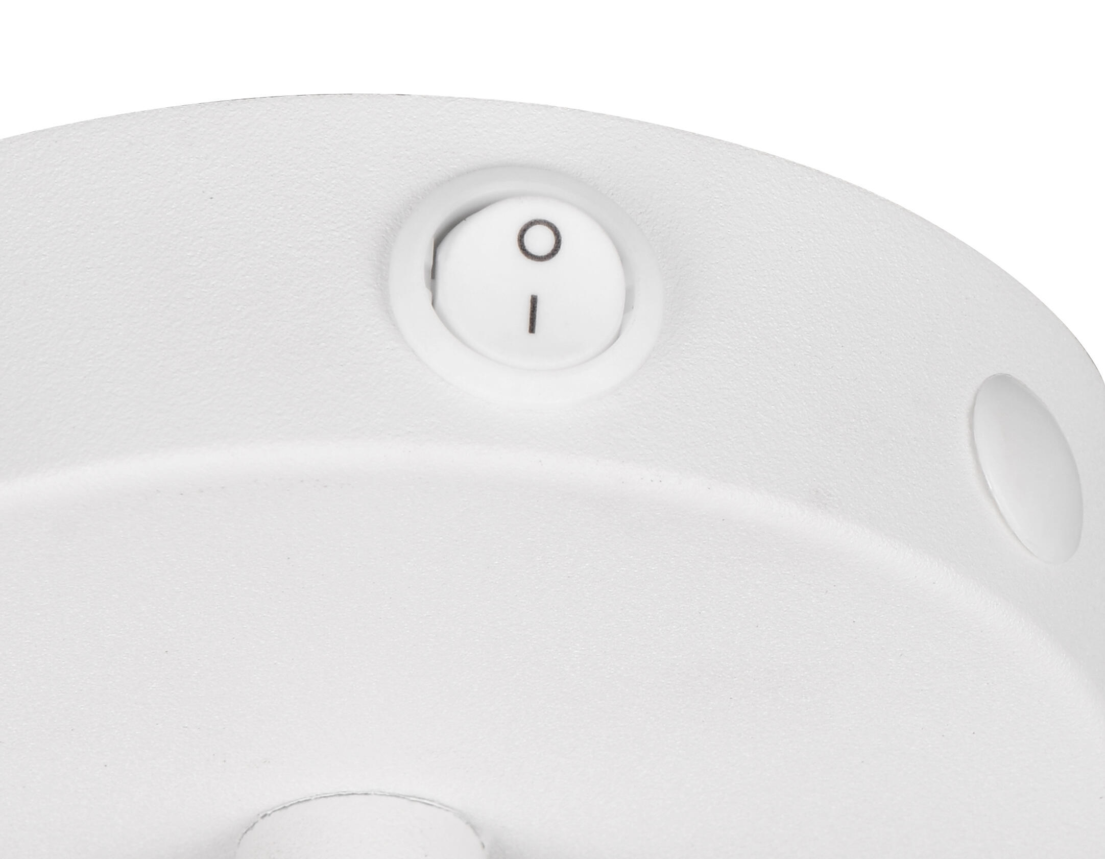 Projetor sem fonte de luz Bidar 1 luz IP20 E14 branco 12x19 cm REALITY - 3