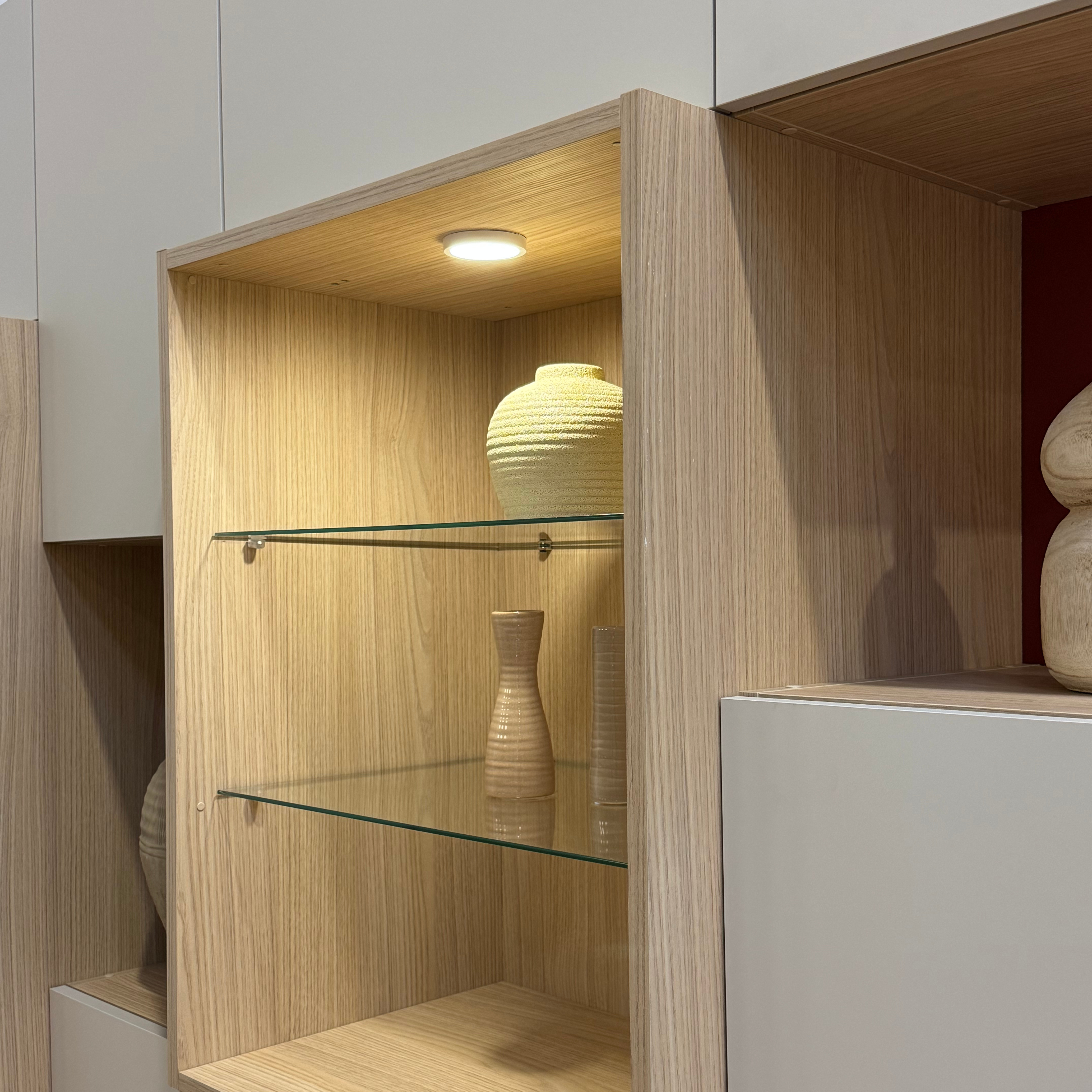 Kit de 1 spot à fixer LED Hubi, blanc chaud / blanc neutre, blanc INSPIRE - 6