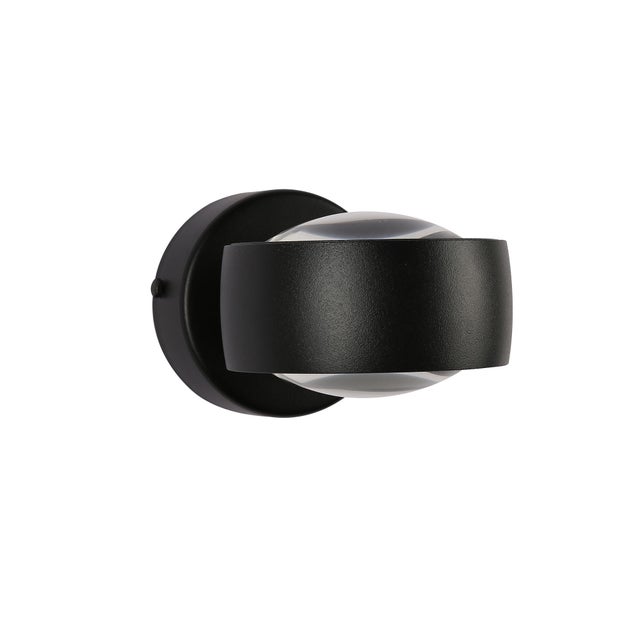 Applique LED Twisty 982.6 lumens blanc neutre, noir LUSSIOL