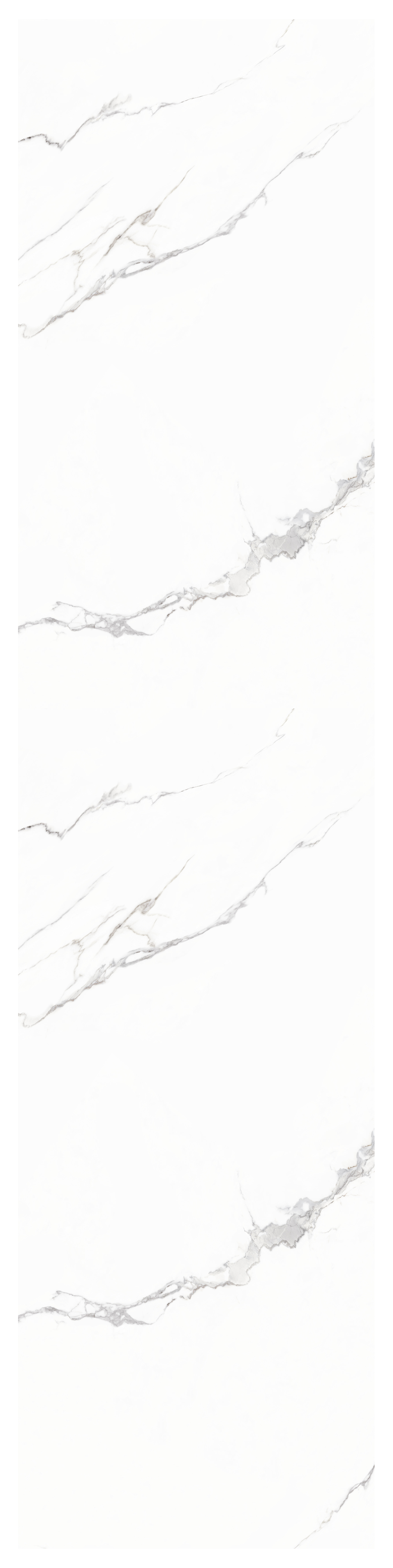 Revestimiento de pared decorativo efecto mármol vinílico SPC Imperium blanco 260x60cm - 3