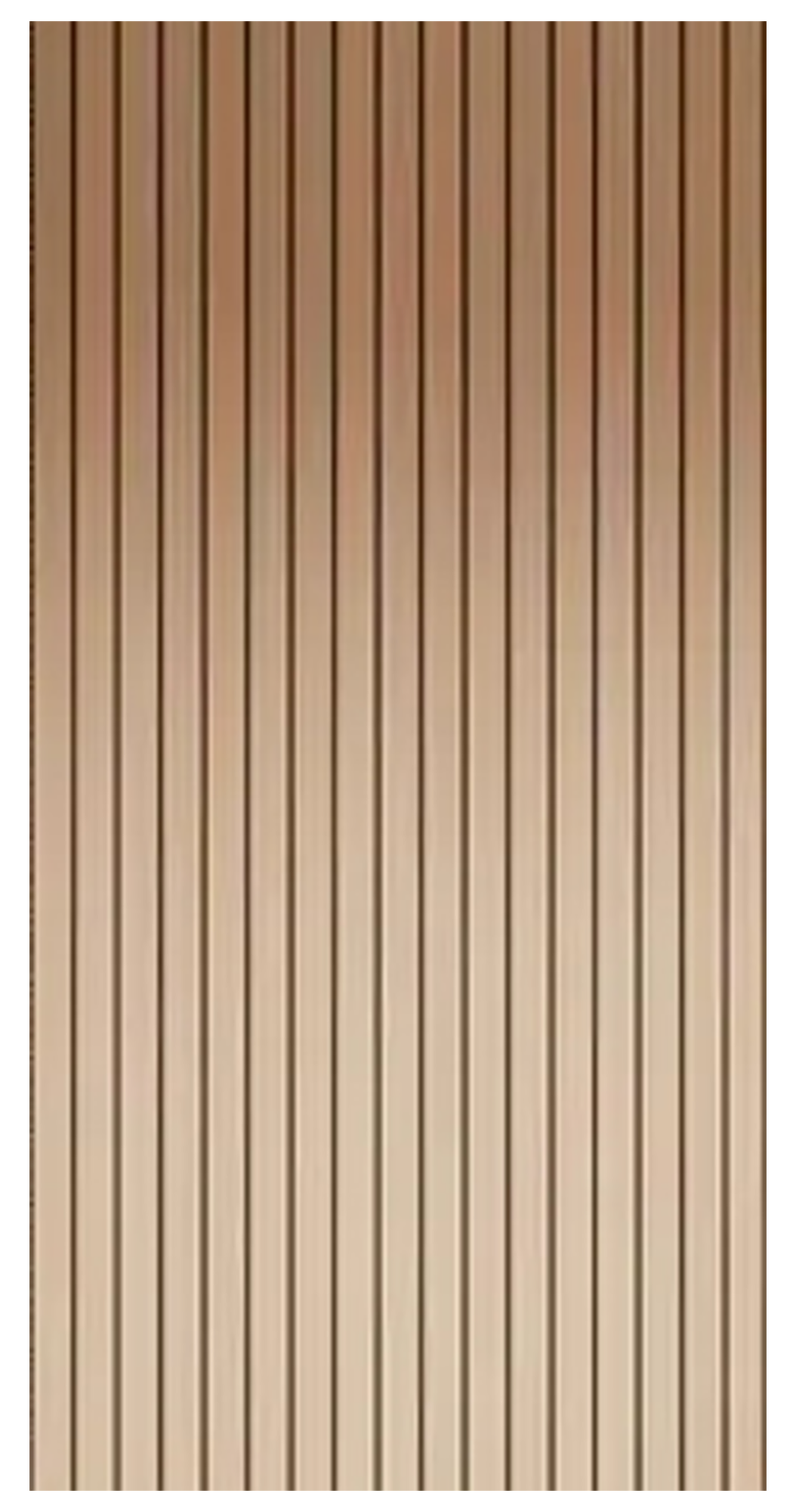 Revestimiento de pared palillería efecto 3D MDF Equa color roble/negro 119x59,6 cm - 5