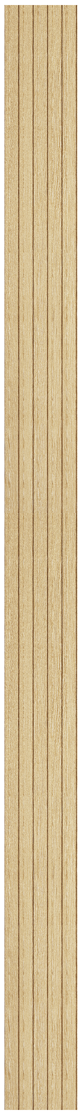 Revestimiento de pared palillería efecto 3D MDF Novo roble de 260x16,7cm - 5