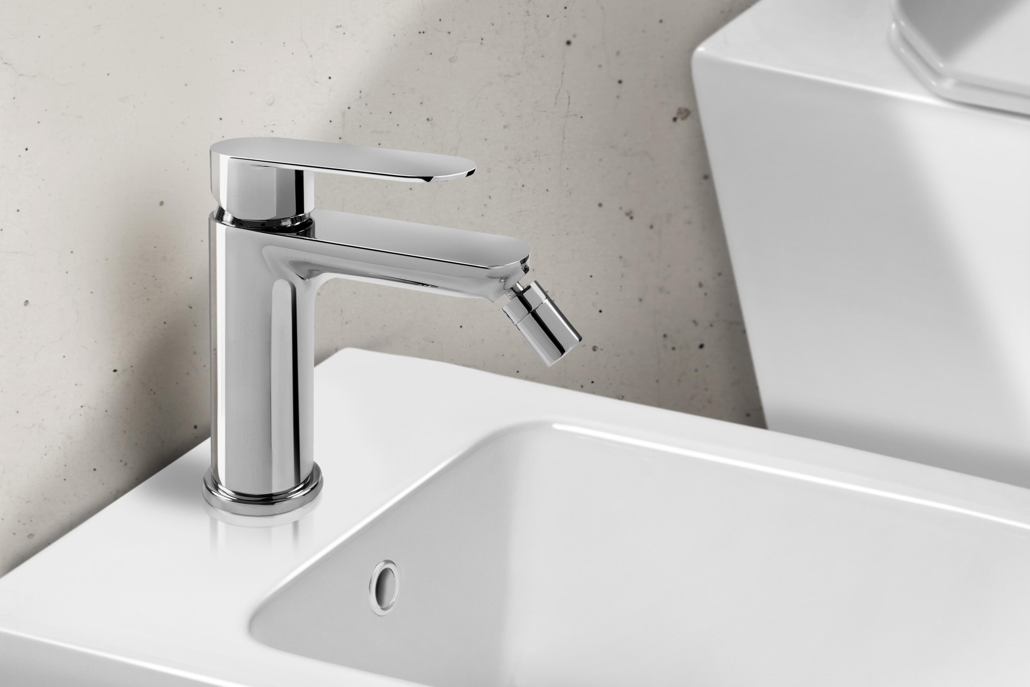 Rubinetto per bidet getto laminare cristallino Genko MARCO MAMMOLITI cromo lucido - 2