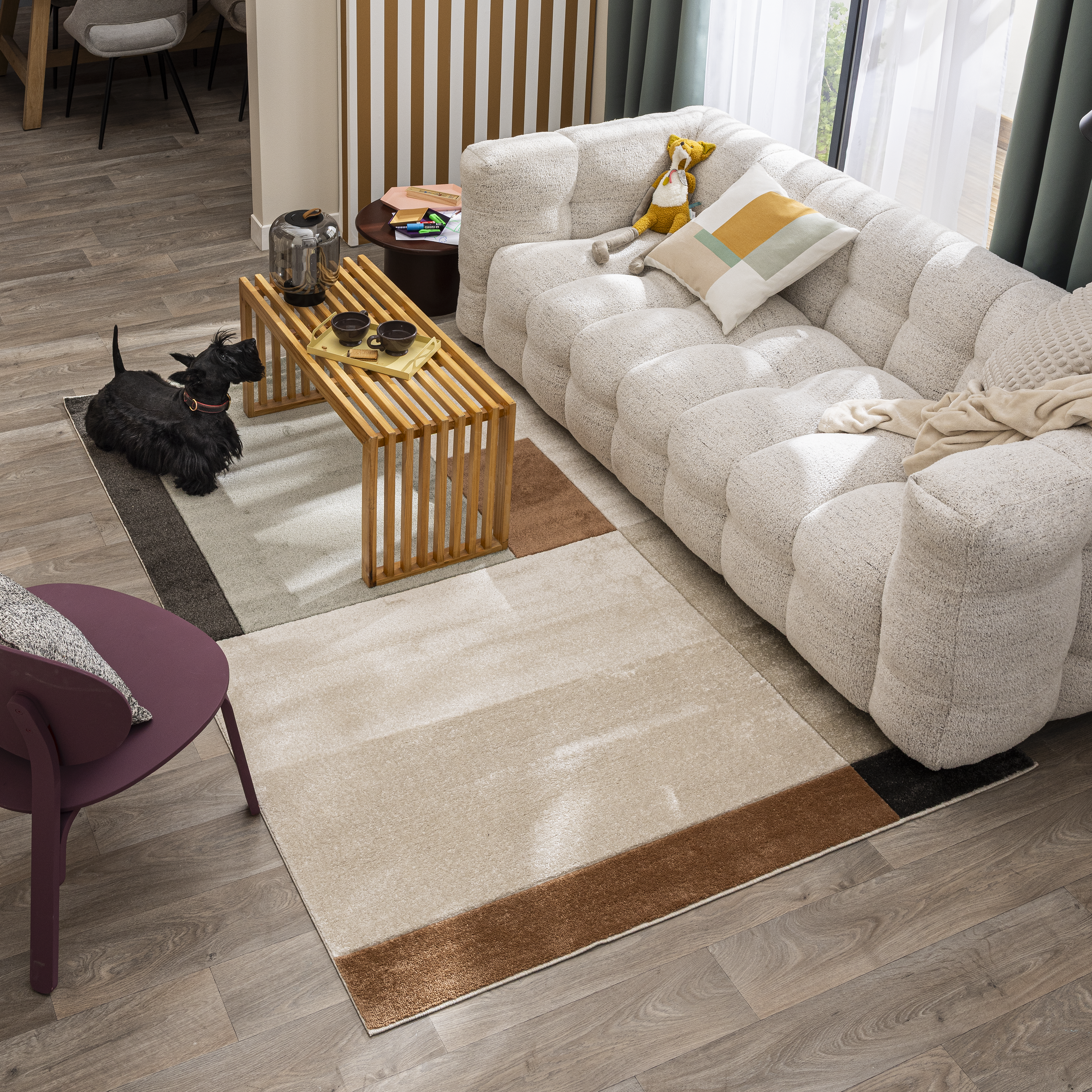 Tapete de interior Milian 160x230cm multicor Inspire - 2