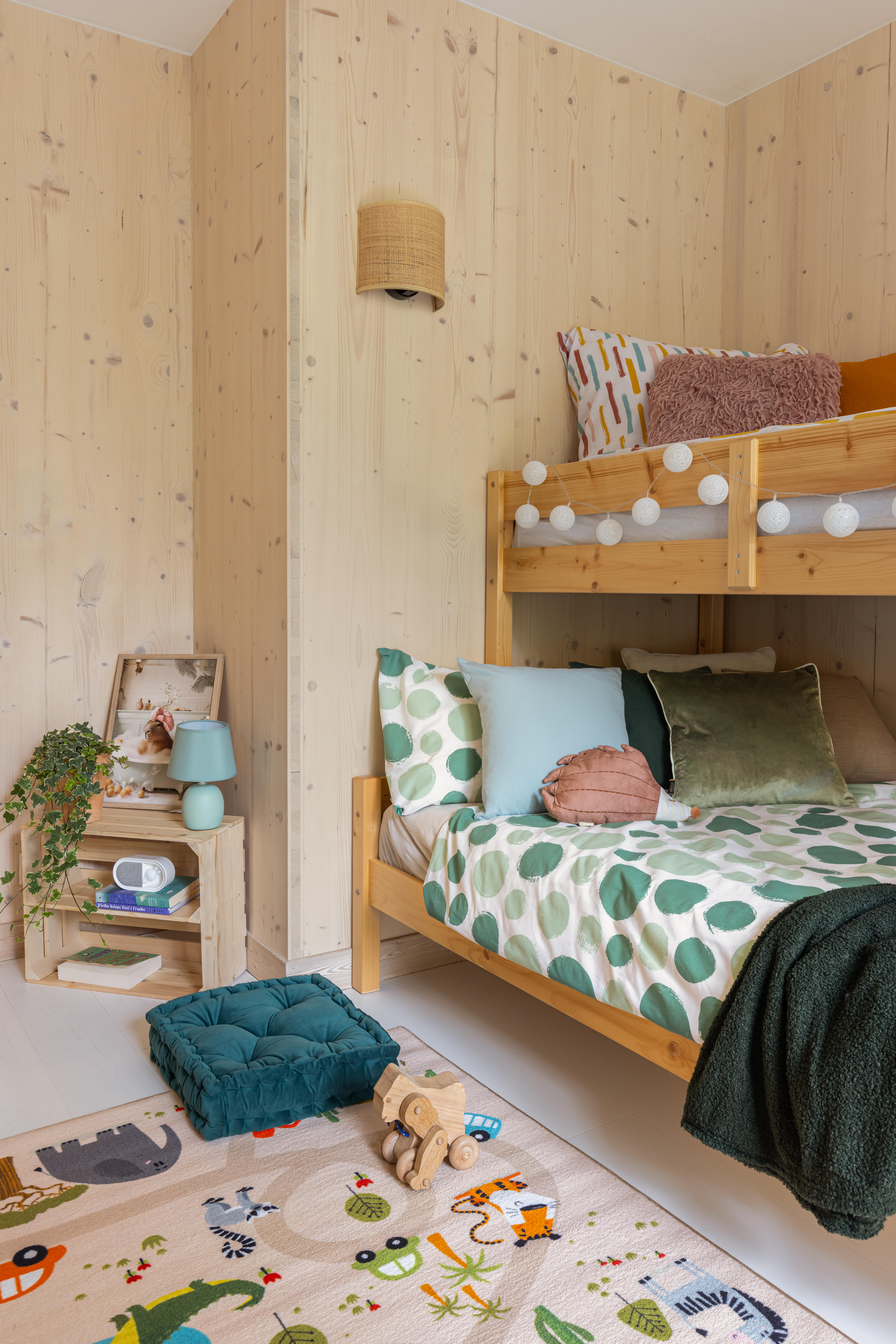 Lampa stołowa Poki zielona E14 Inspire - 4