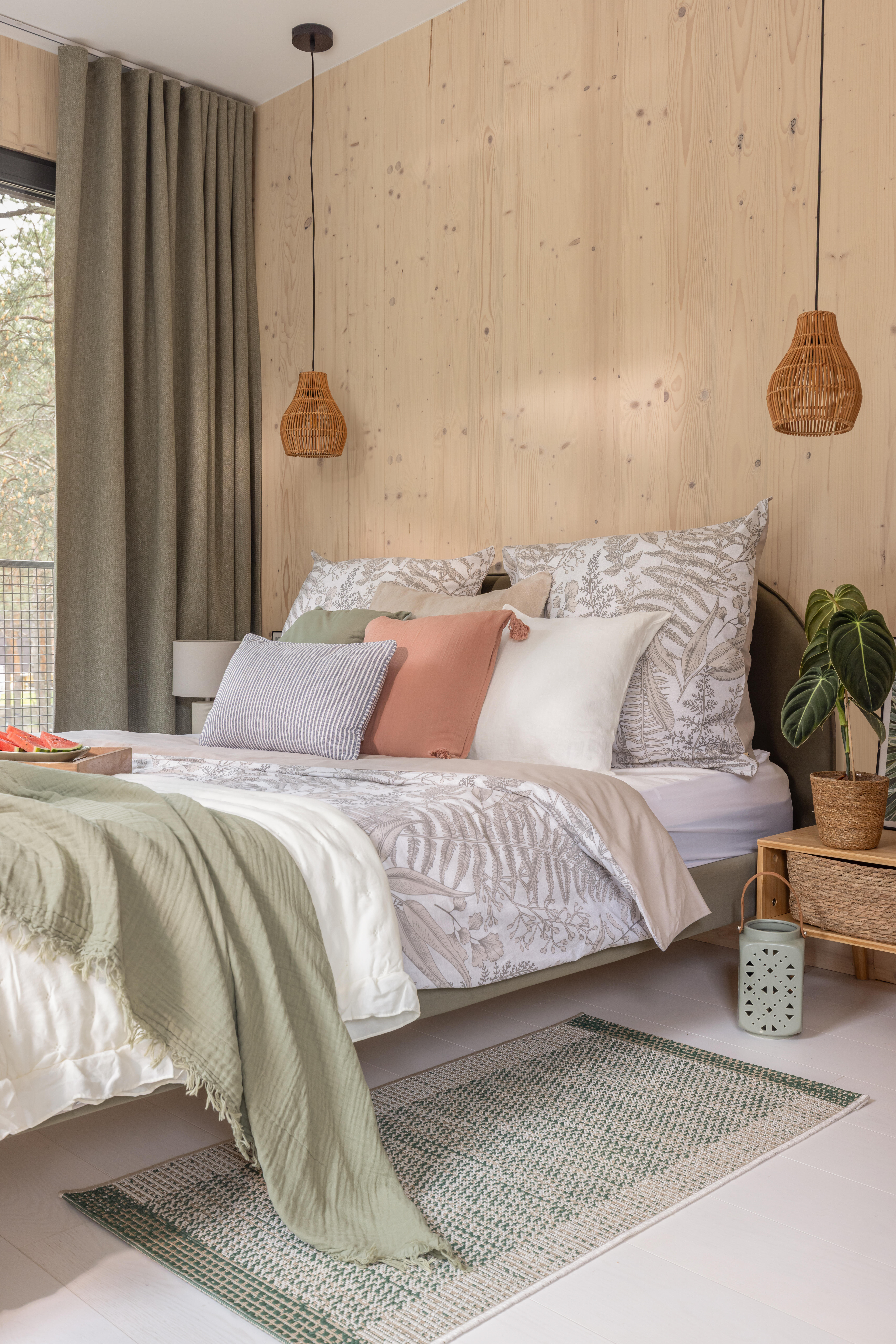 Lampa wisząca Elongo rattan E27 Inspire - 4