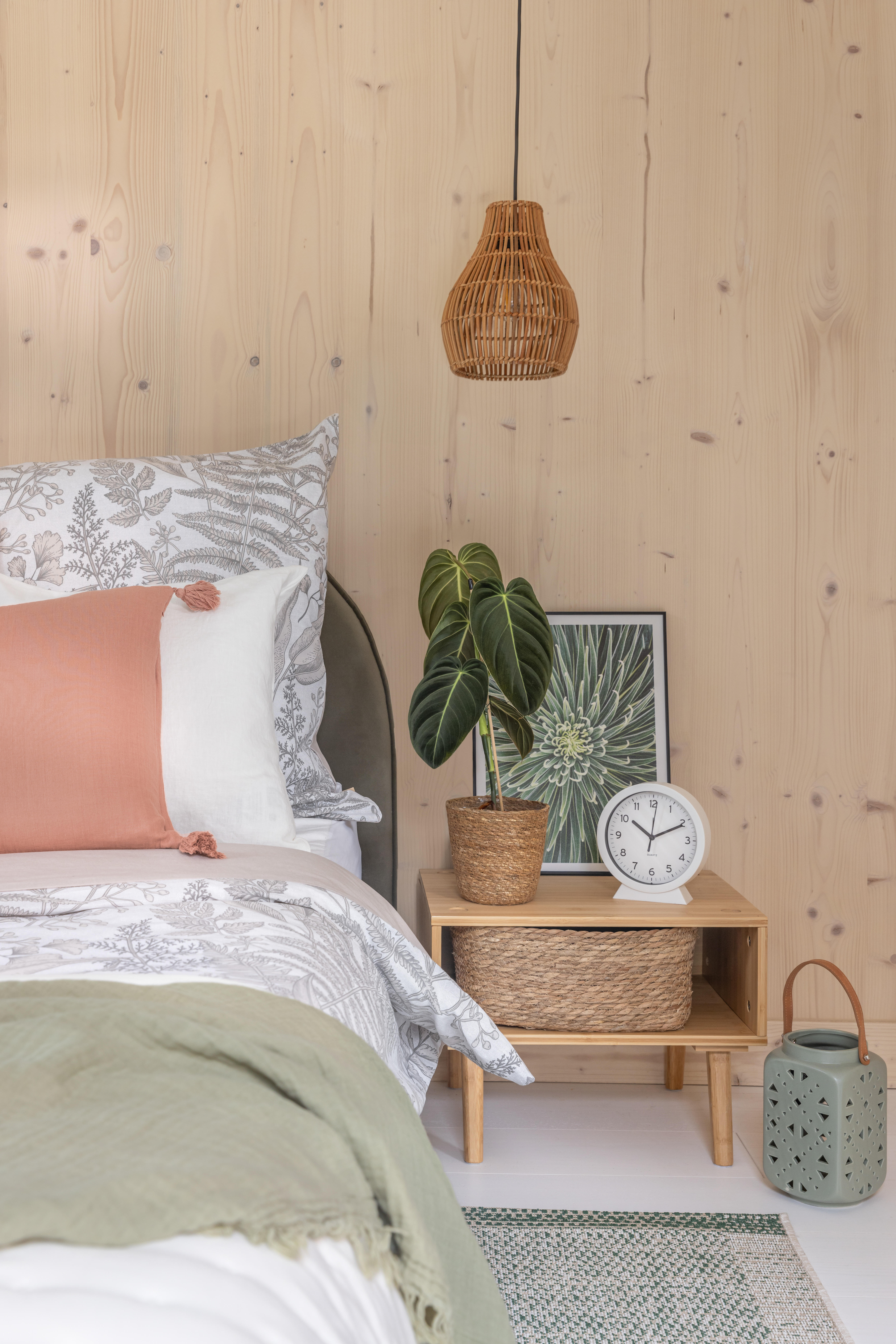 Lampa wisząca Elongo rattan E27 Inspire - 3