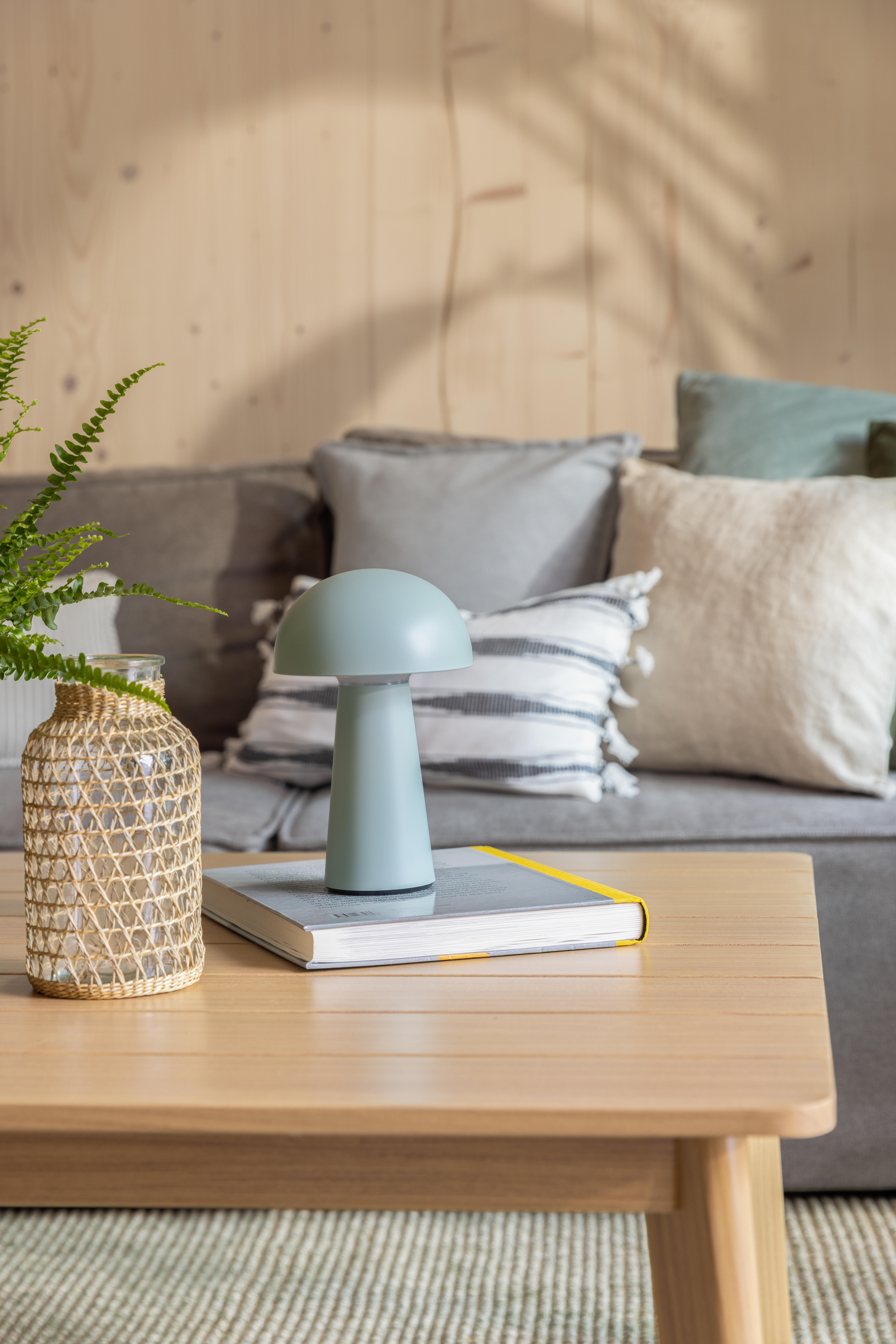 Poduszka welwetowa Gaja kremowa 45 x 45 cm - 11