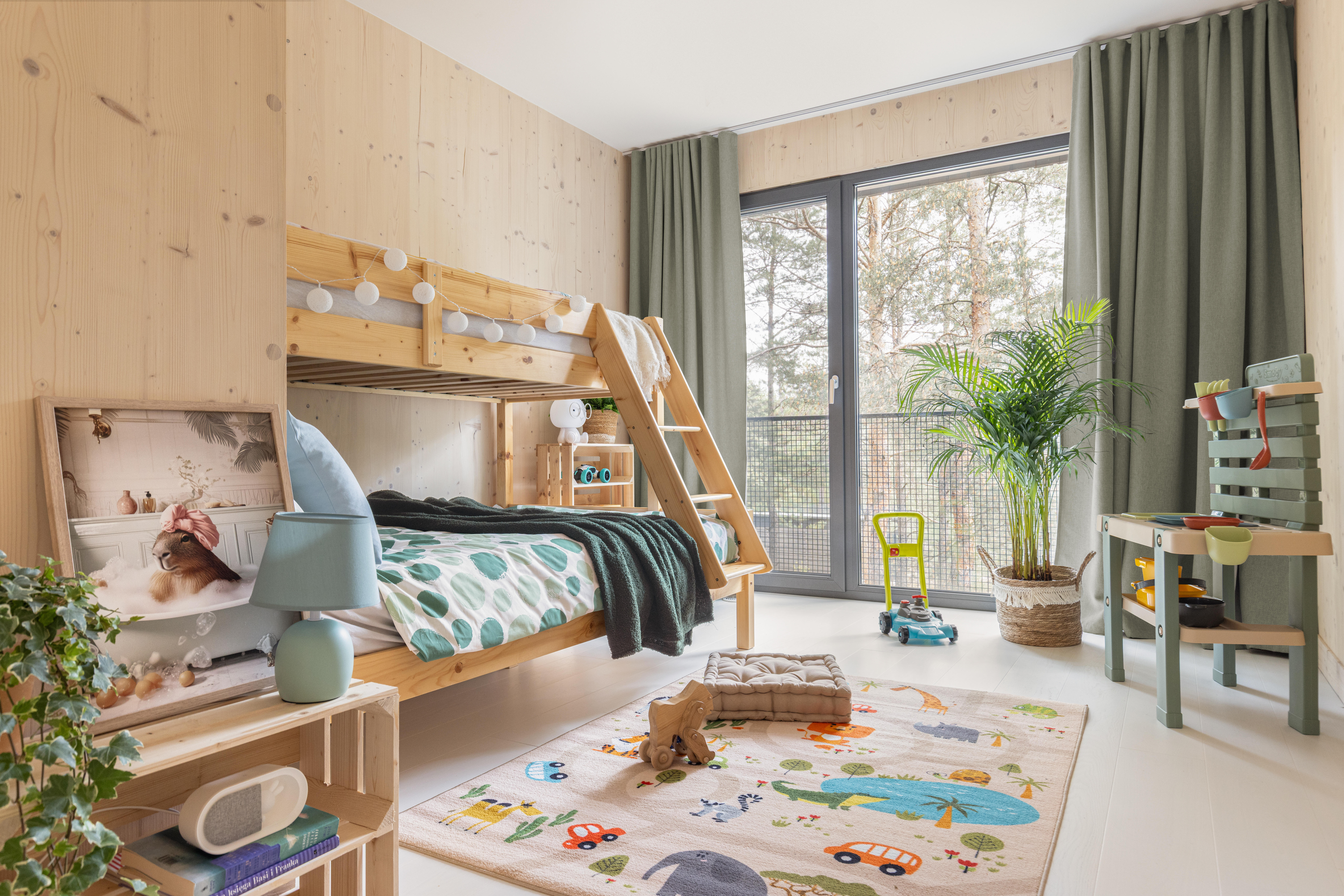 Lampa stołowa Poki zielona E14 Inspire - 3