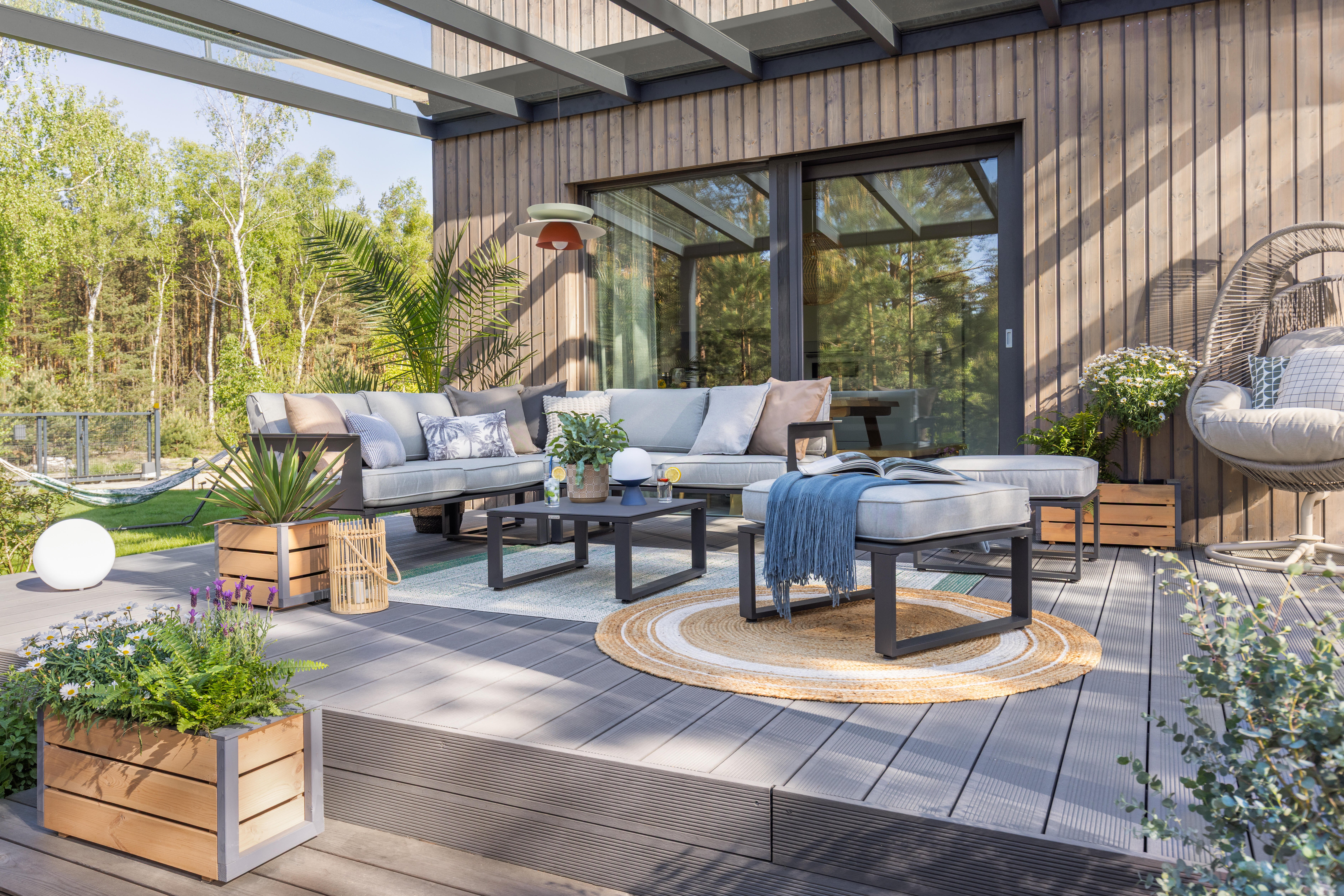 Poduszka Jungle biało-czarna 50 x 30 cm Inspire - 3