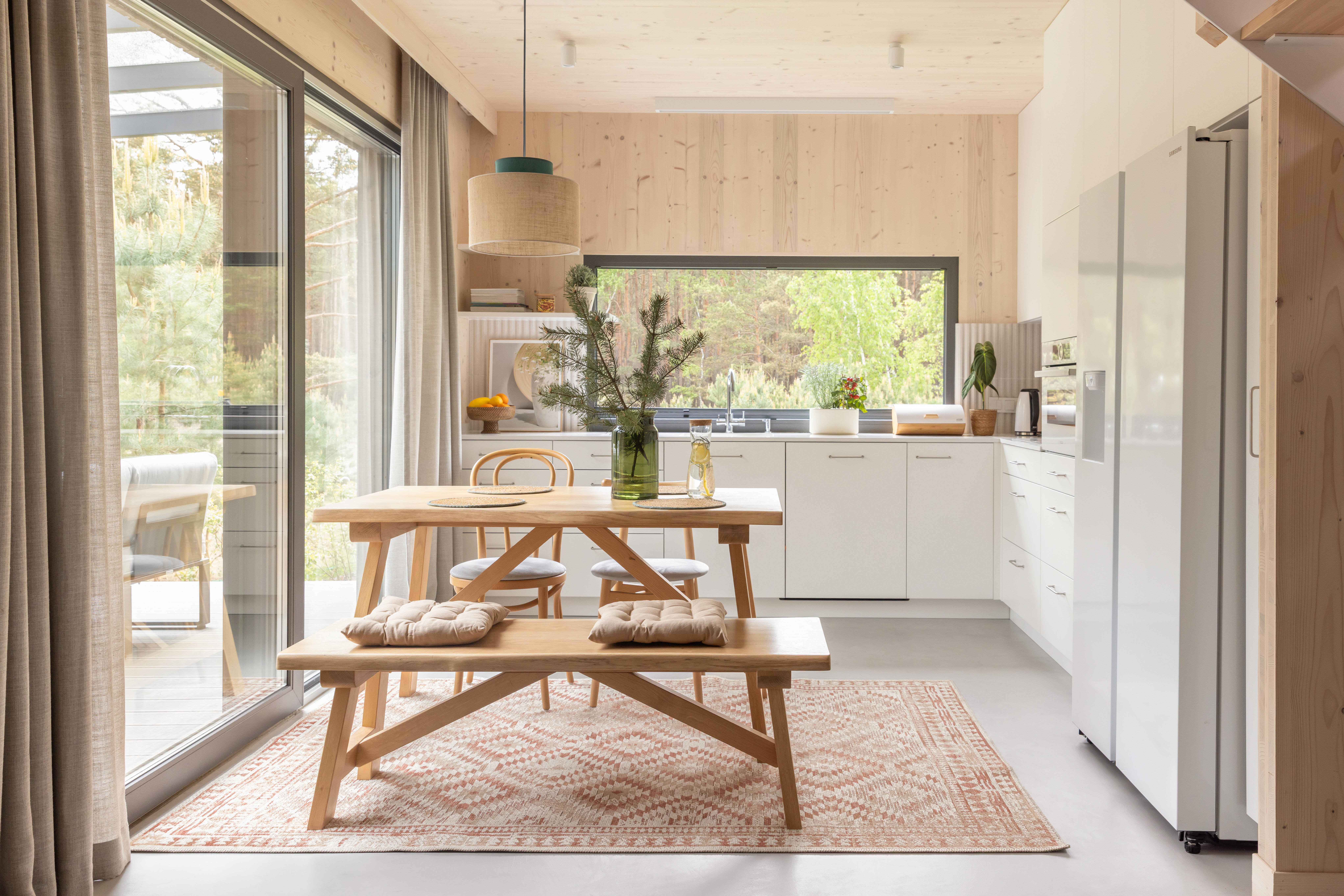 Komplet 4 poduszek na krzesło Popy beżowe 38 x 38 x 5 cm - 2