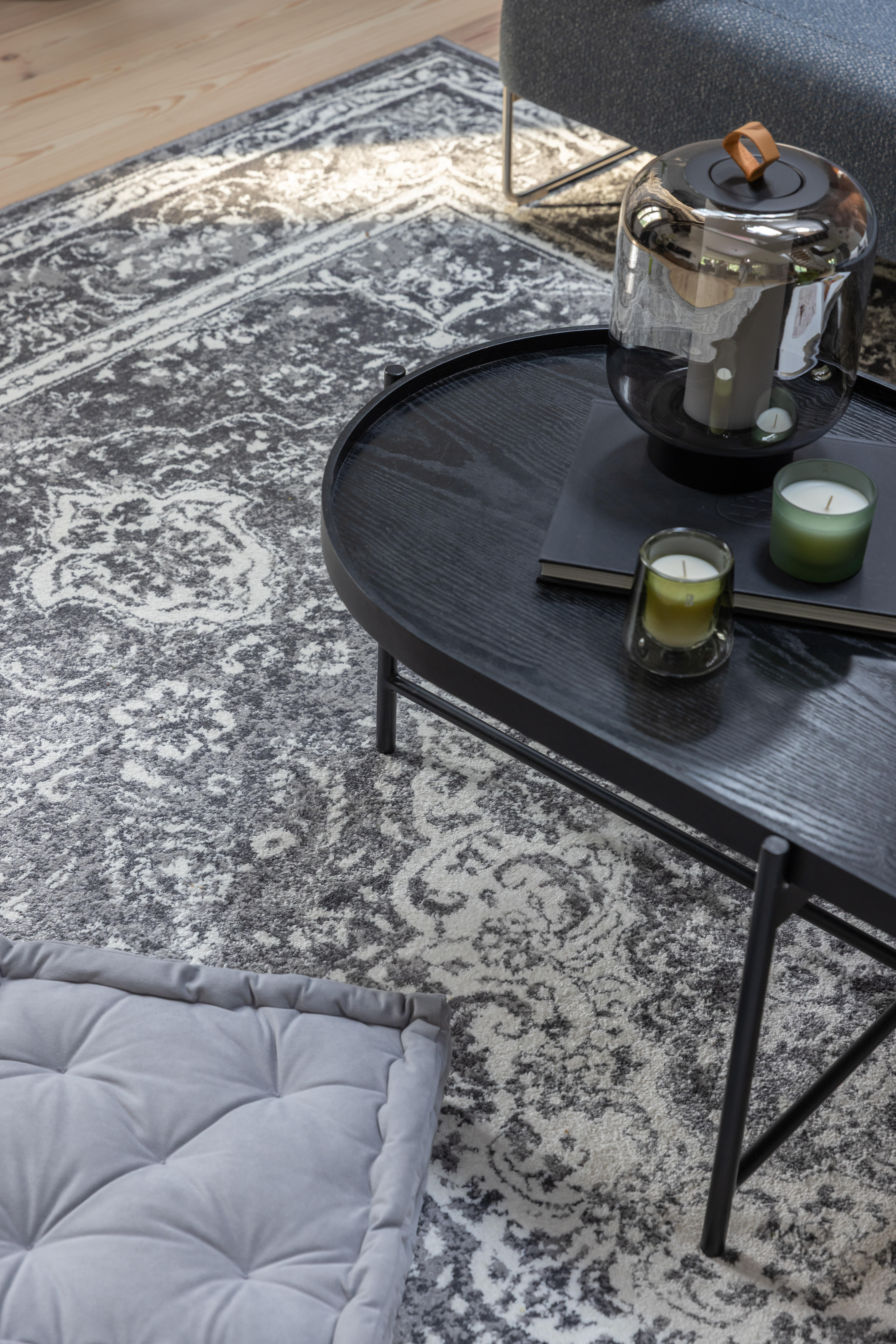 Lampa stołowa Narsis szkło LED Inspire - 4