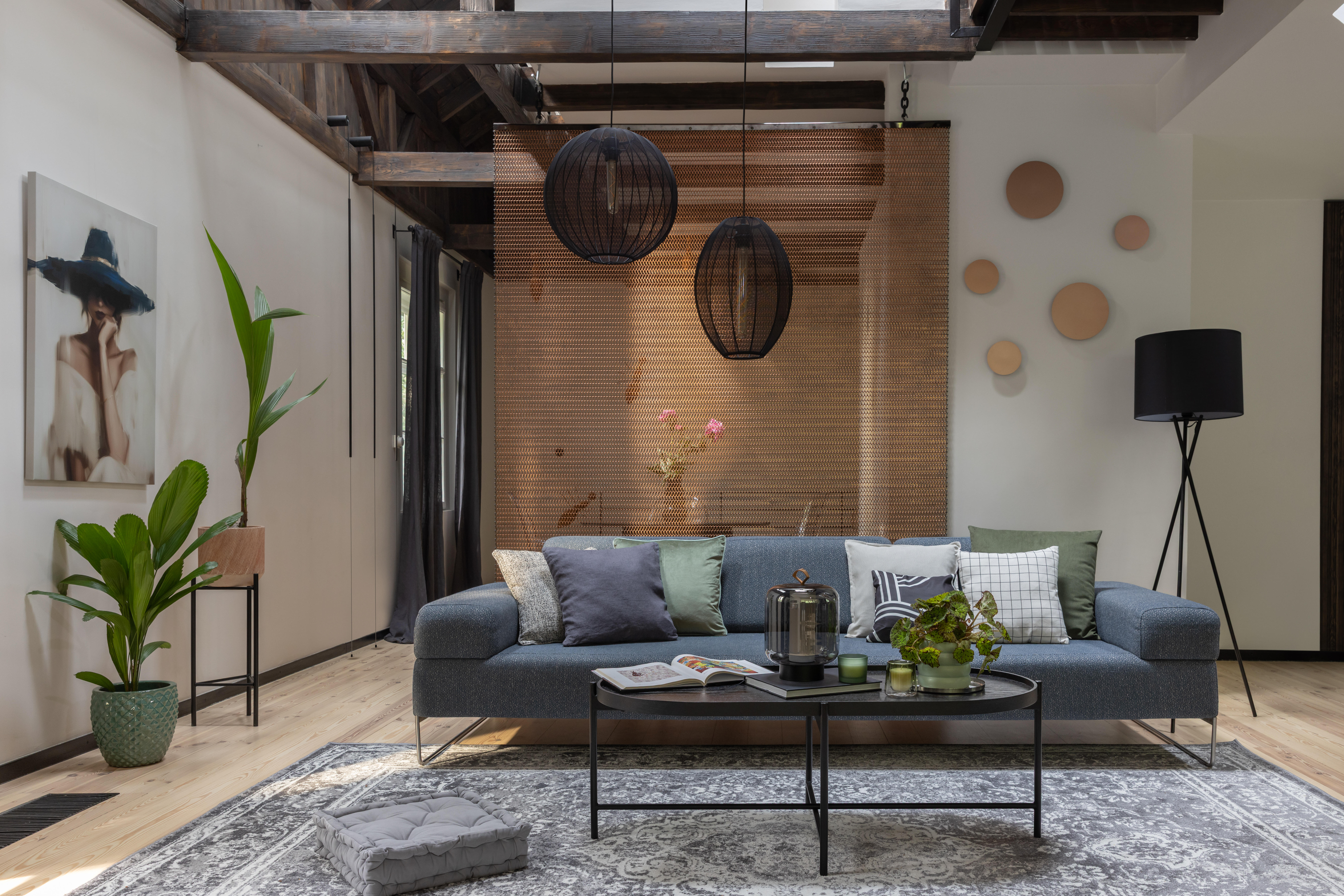 Lampa stołowa Narsis szkło LED Inspire - 3