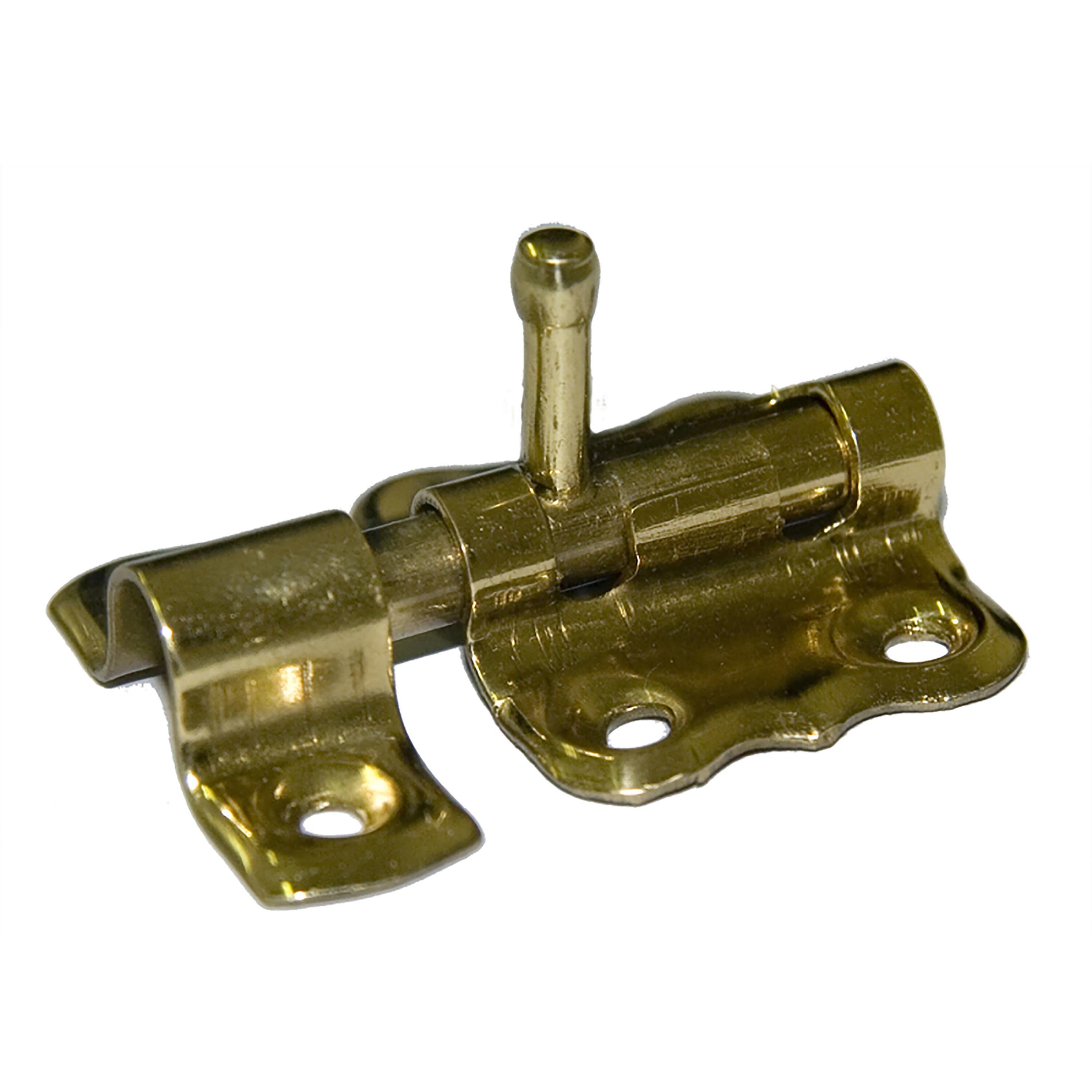 Cerrojillo decorativo de 40 mm en latón pulido