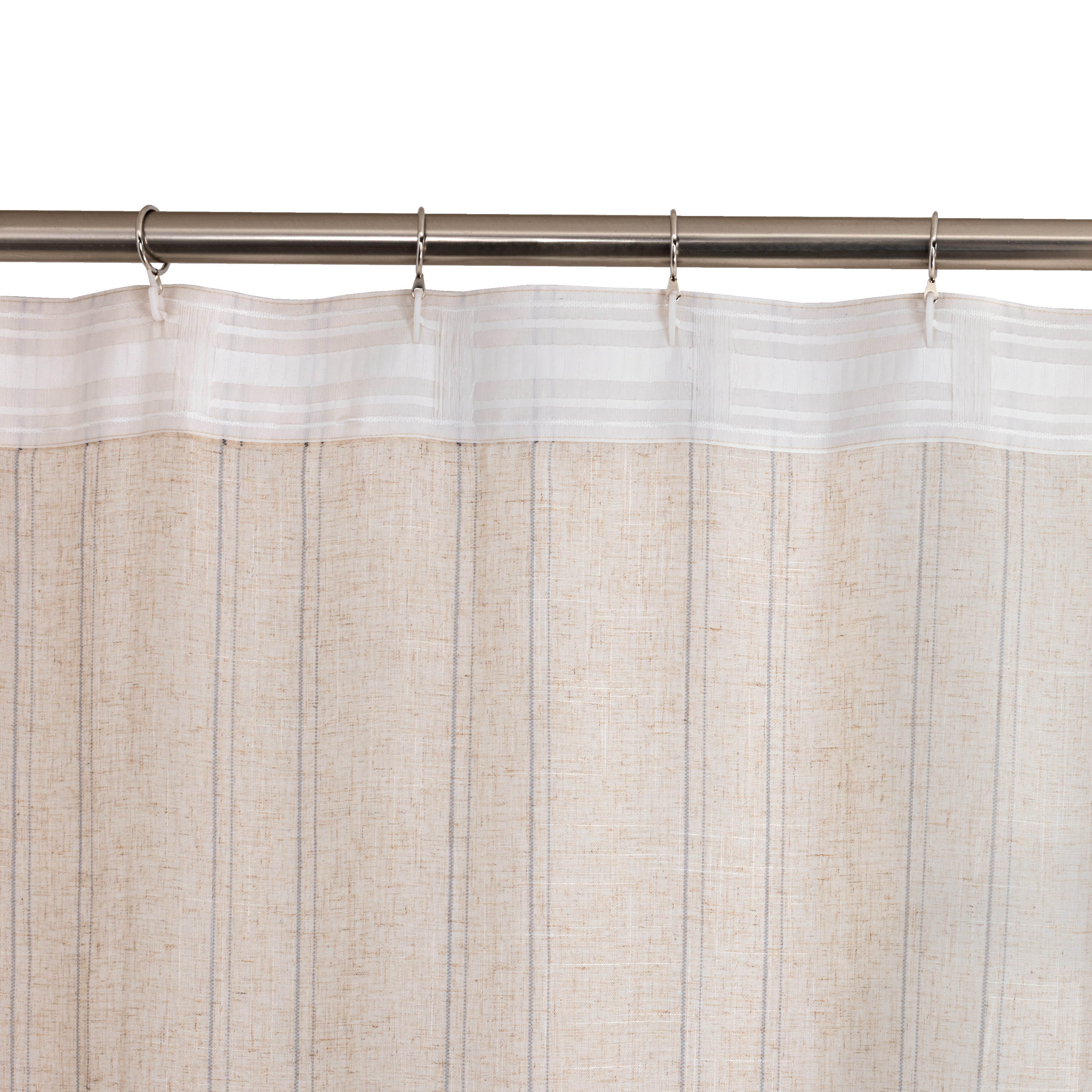 Voilage semi-transparent, New teo, beige H.280 x l.140 cm INSPIRE - 6