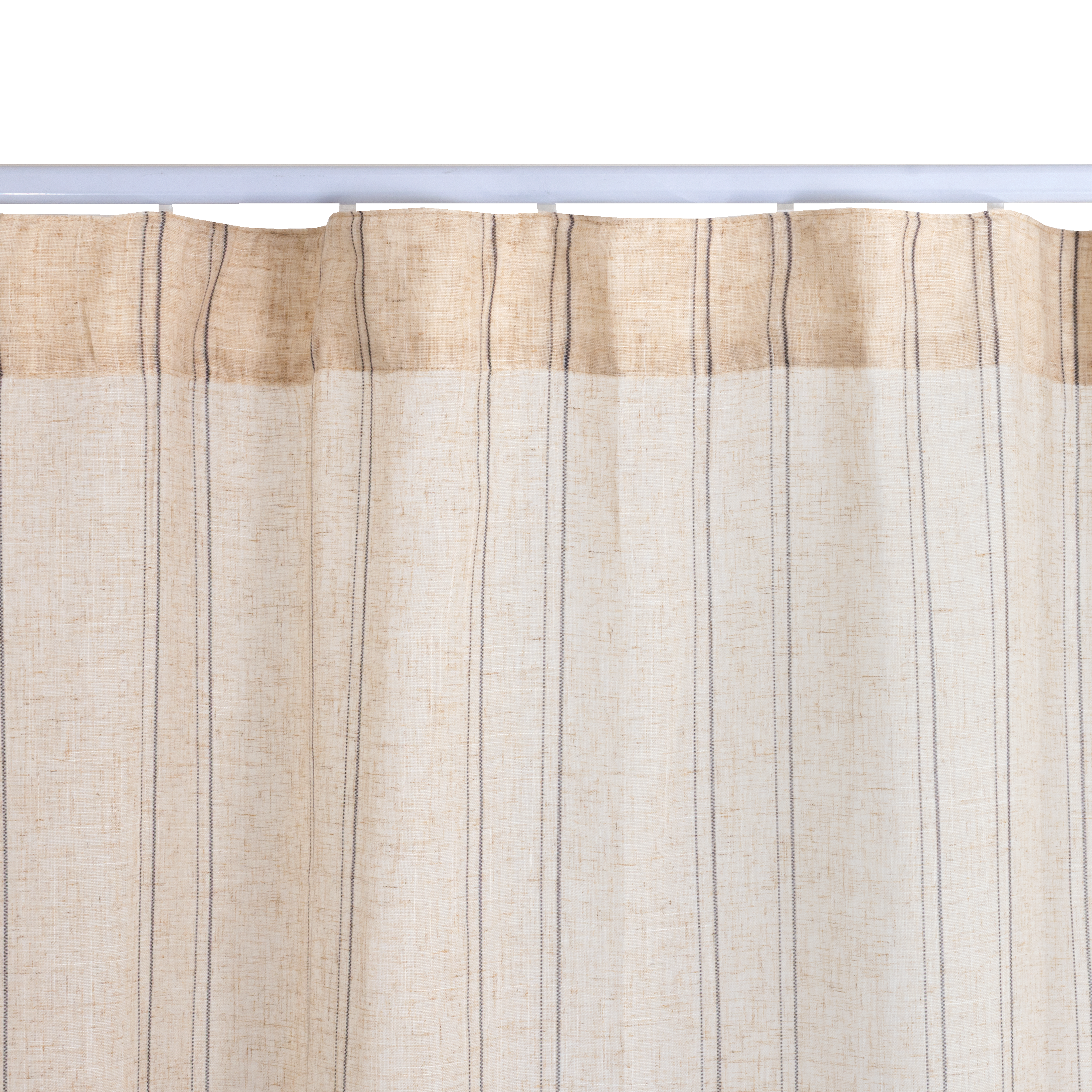 Voilage semi-transparent, New teo, beige H.280 x l.140 cm INSPIRE - 5