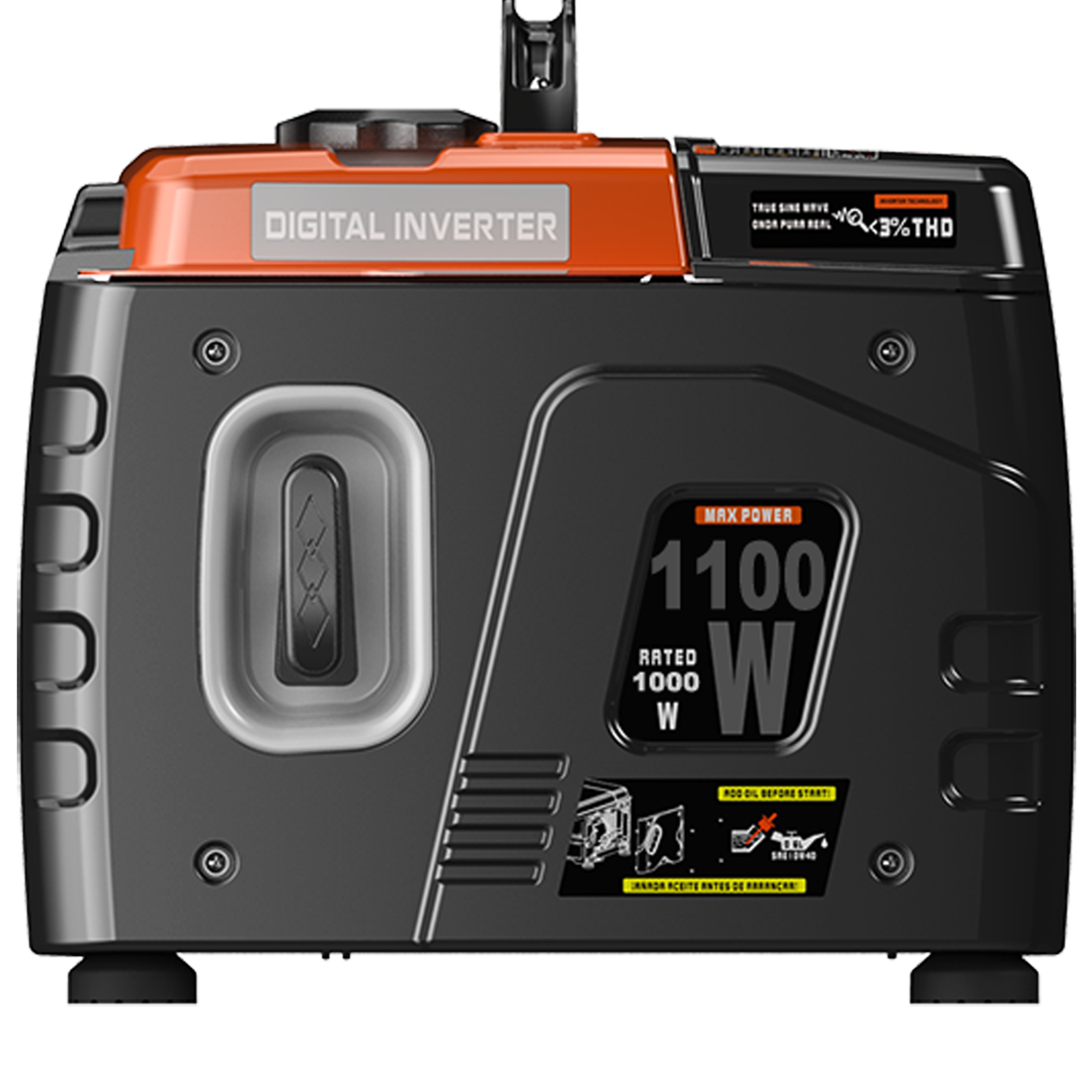 Gerador inverter a gasolina arranque manual 1000/1100 W Genergy Limited 1000i - 5
