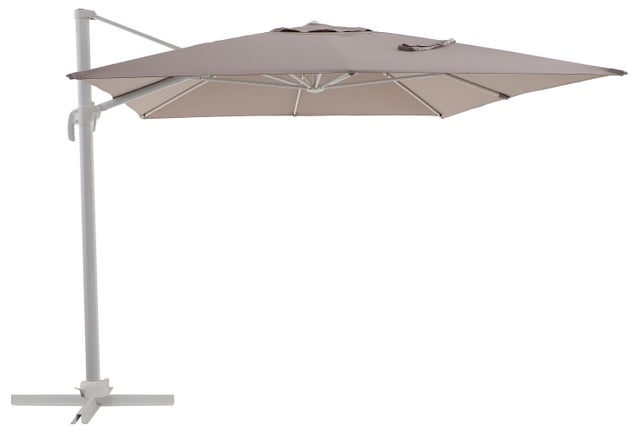 Guarda-sol NATERIAL aura 290x390cm branco/tostado