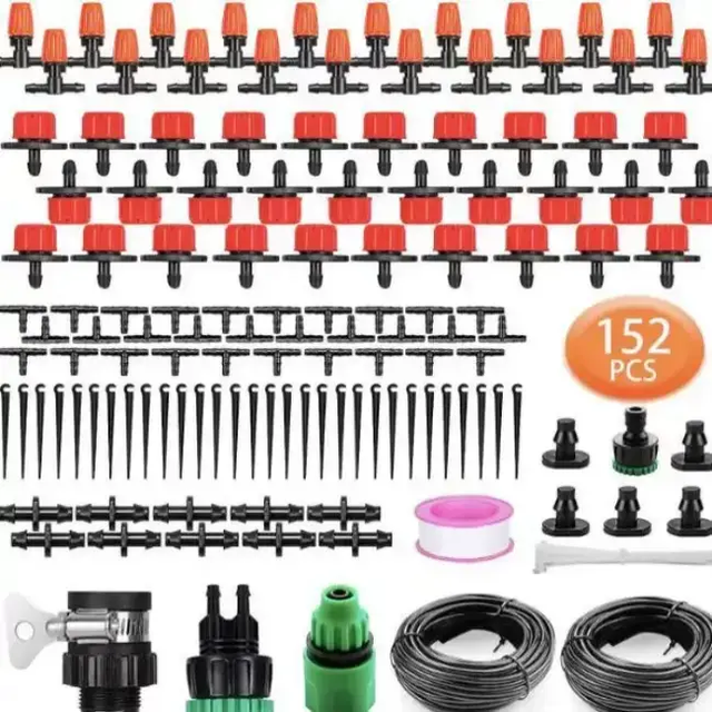 SISTEMA AUTOMATICO IRRIGAZIONE a goccia per piante da giardino con SISTEMA AUTOMATICO IRRIGAZIONE a goccia per piante da giardino con