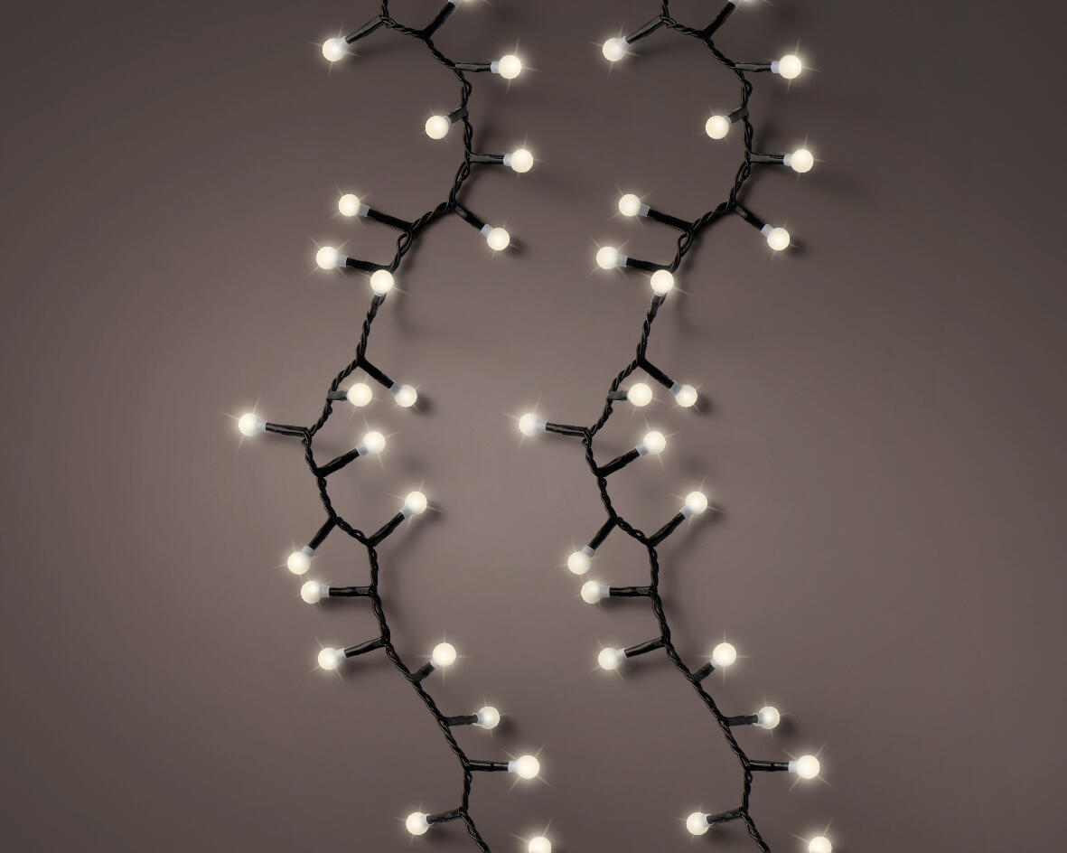 Guirlande secteur blanc chaud 11M - 2