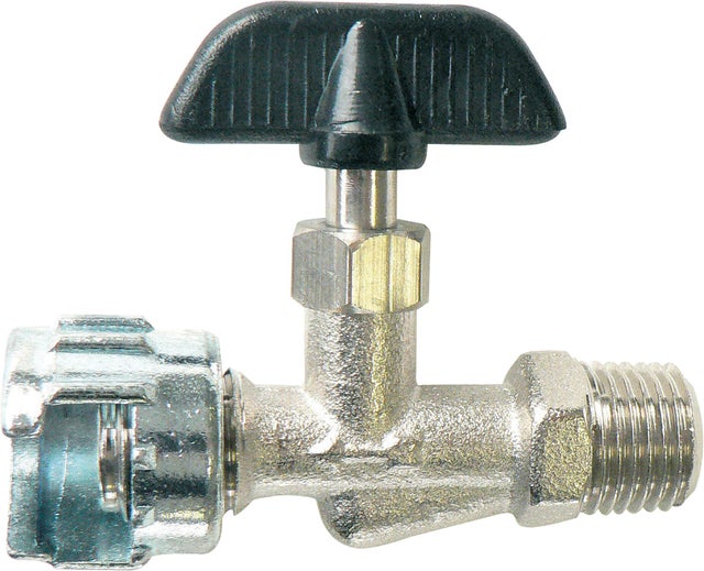 Robinet D'Arrêt à Air Comprimé 1/4" - Raccord Rapide Pour Compresseur Et Nettoyage