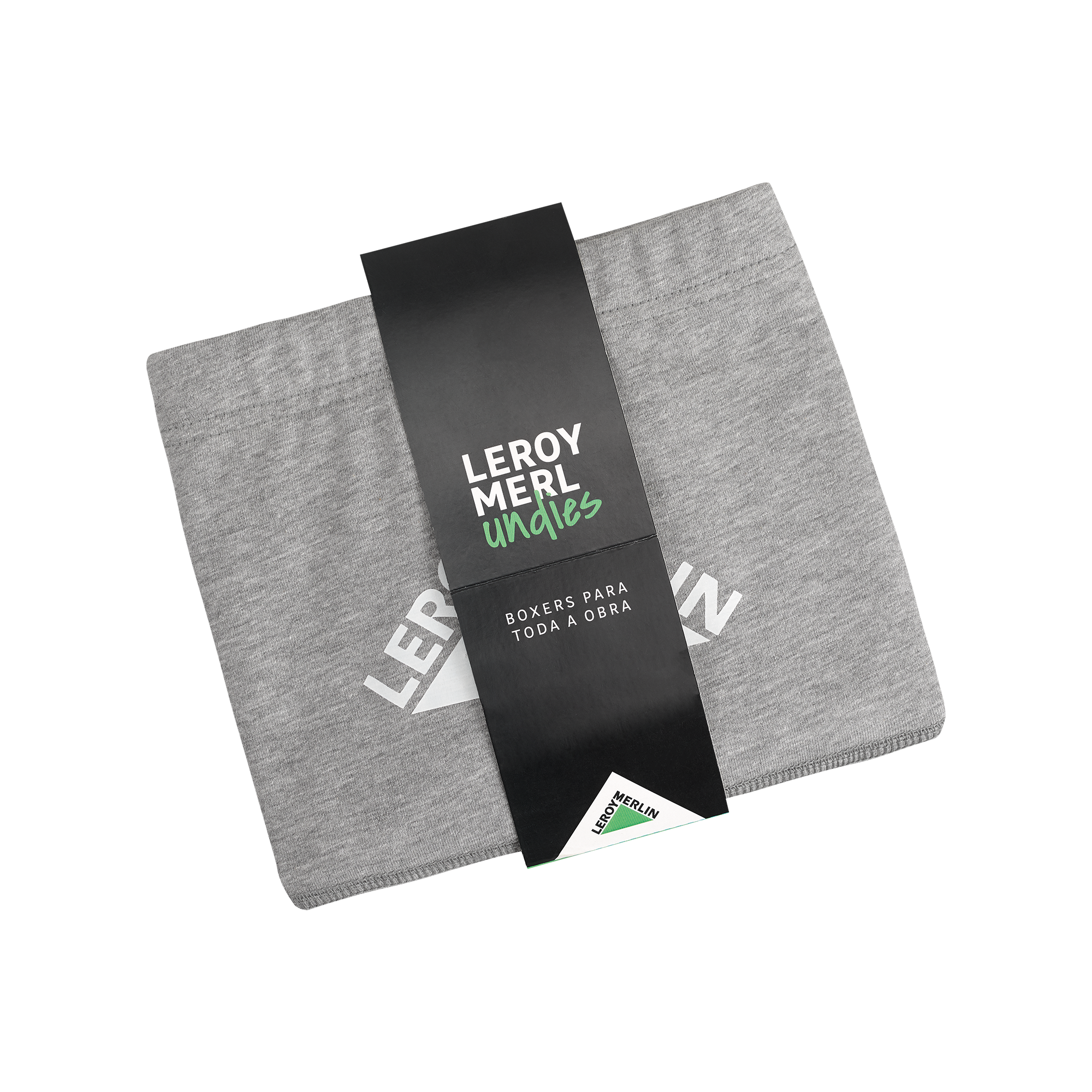 Boxer Merlundies cinza cintura subida tamanho M Toworkfor - 5