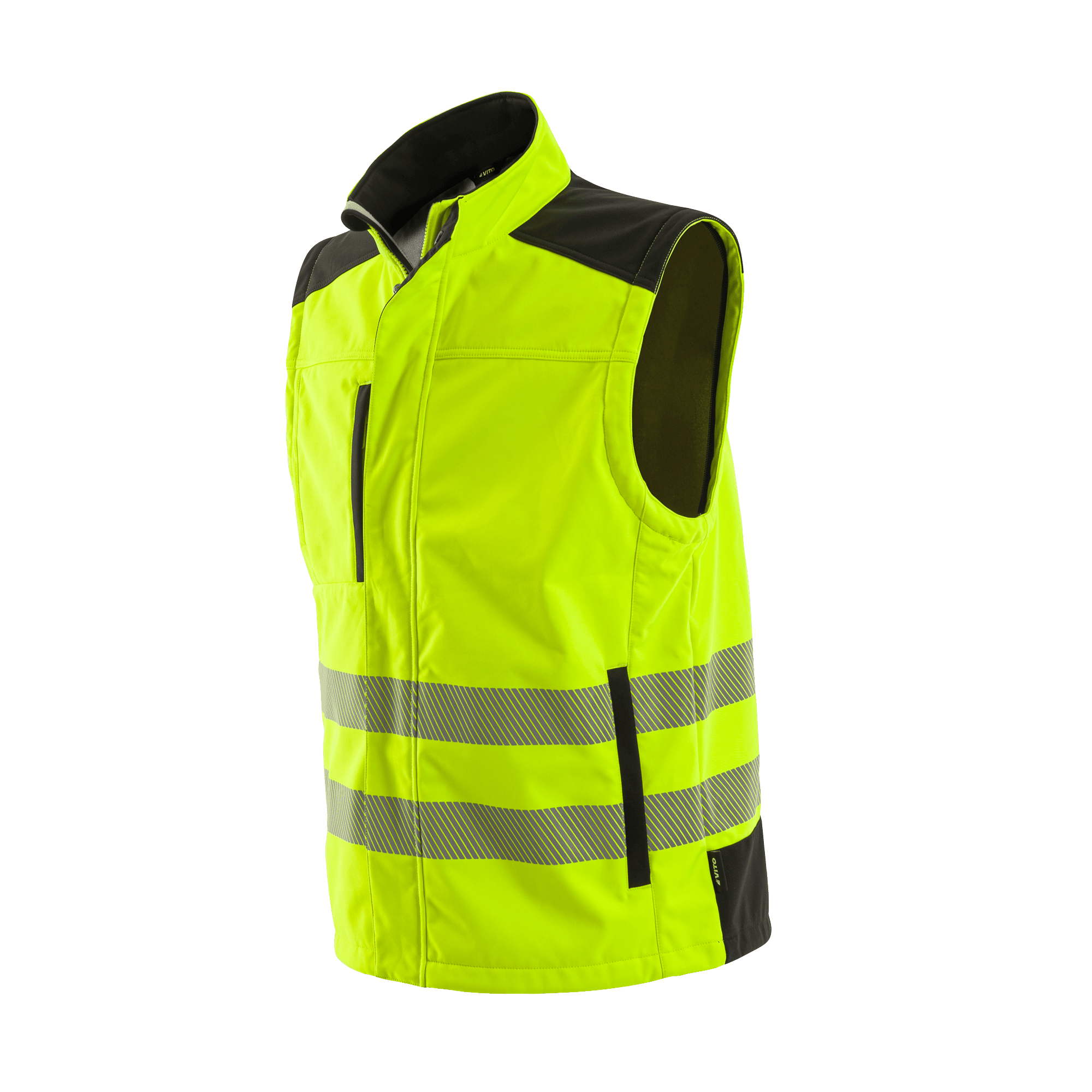 Casaco de alta visibilidade faixa amarelo tamanho M Vito - 7