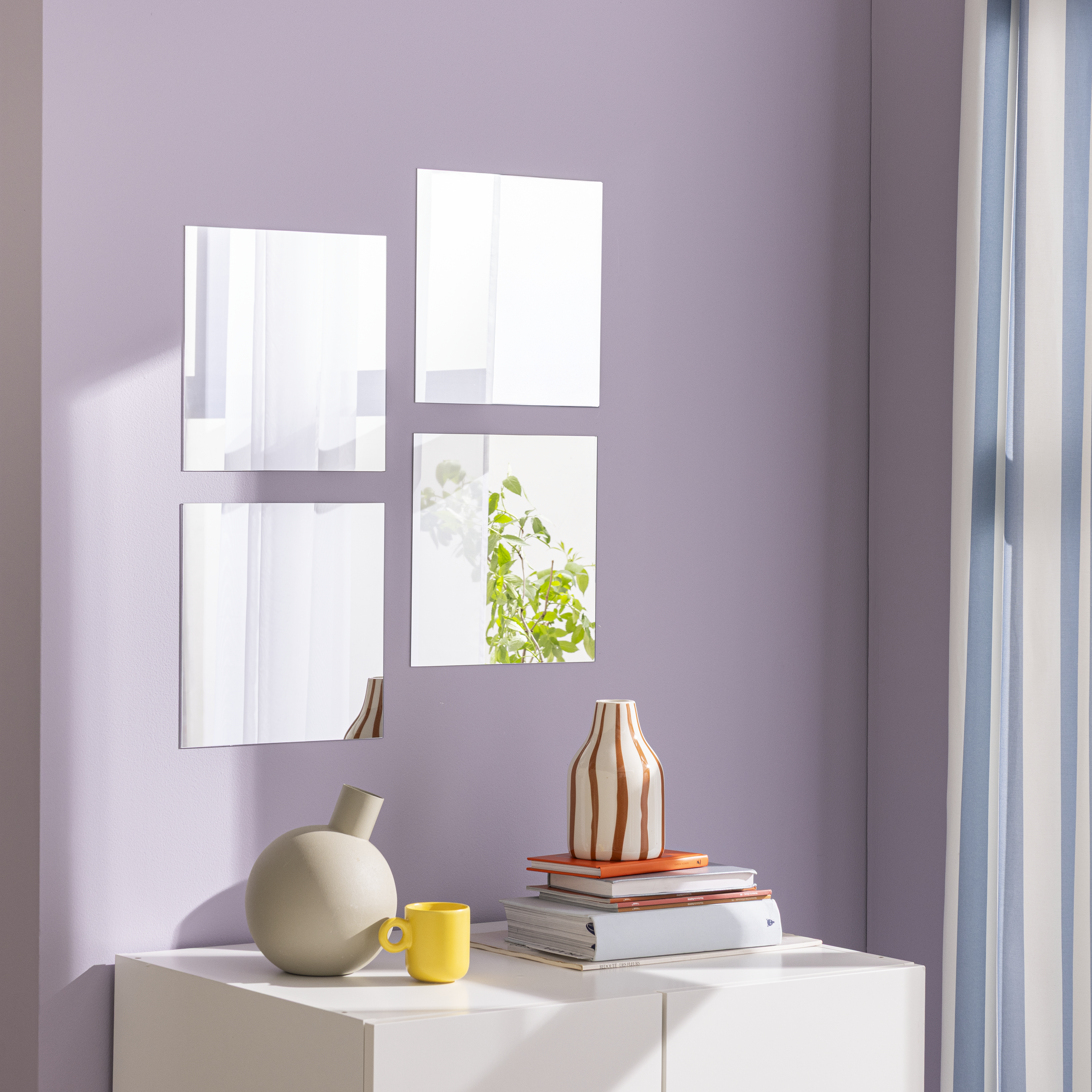 Lustra samoprzylepne Sticky Square 30 x 30 cm 4 szt. Inspire - 3