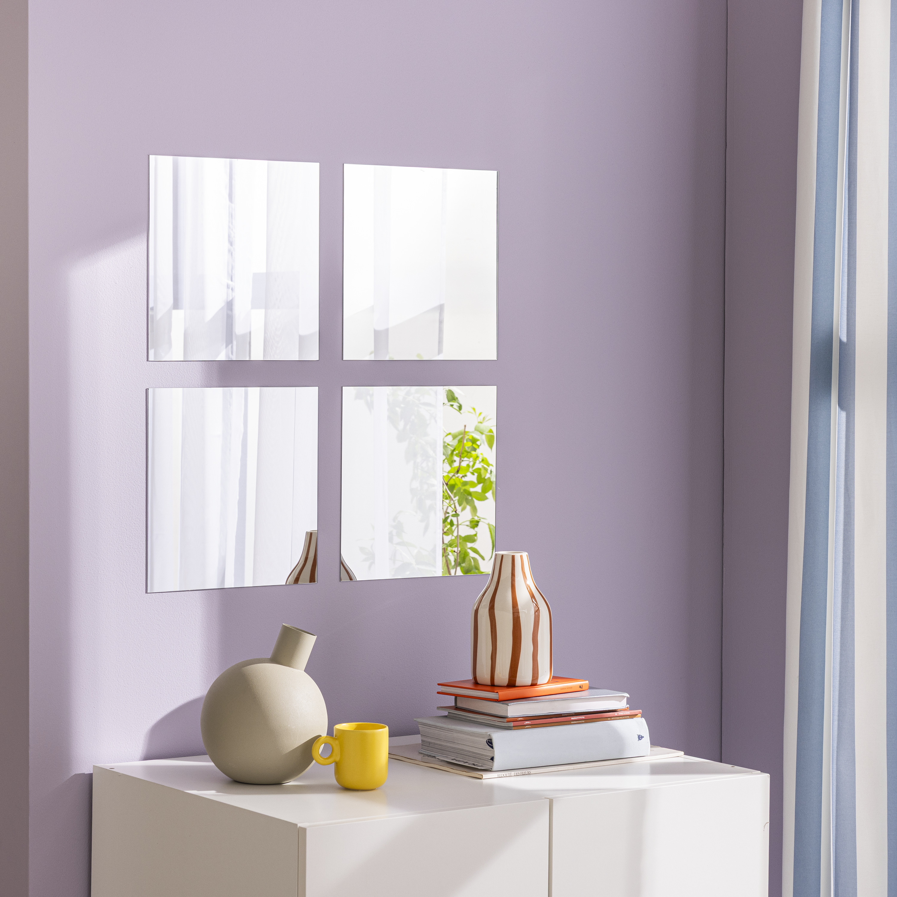 Lustra samoprzylepne Sticky Square 30 x 30 cm 4 szt. Inspire - 2