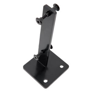 Perfil plano de aluminio 100x2 mm (lacado RAL 9005 negro intenso mate, longitud 1250 mm