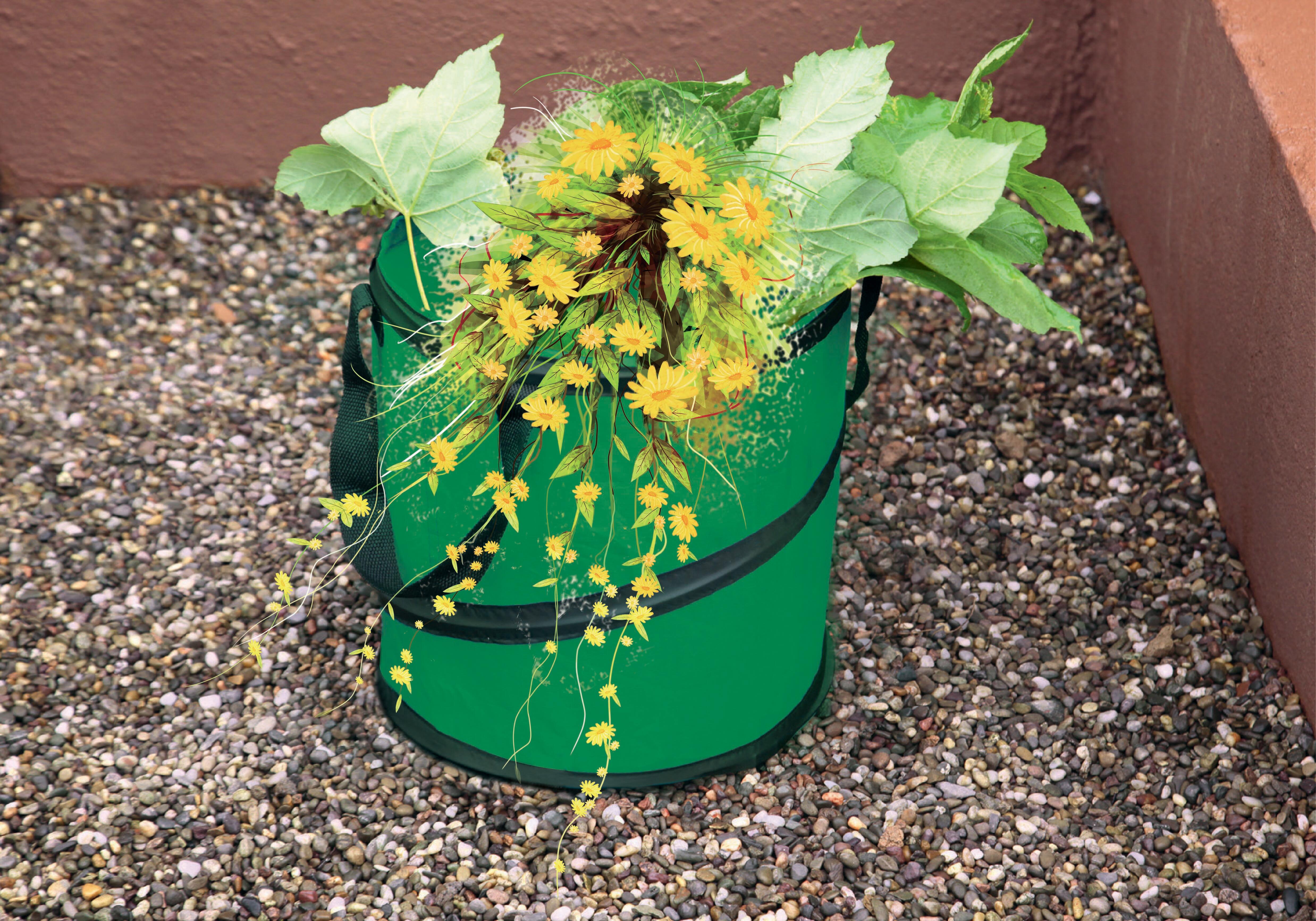 Bolsa de basura de jardín de 27x27 cm para 15l - 2
