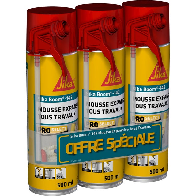 LOT DE 3 SIKABOOM 142 500 ML