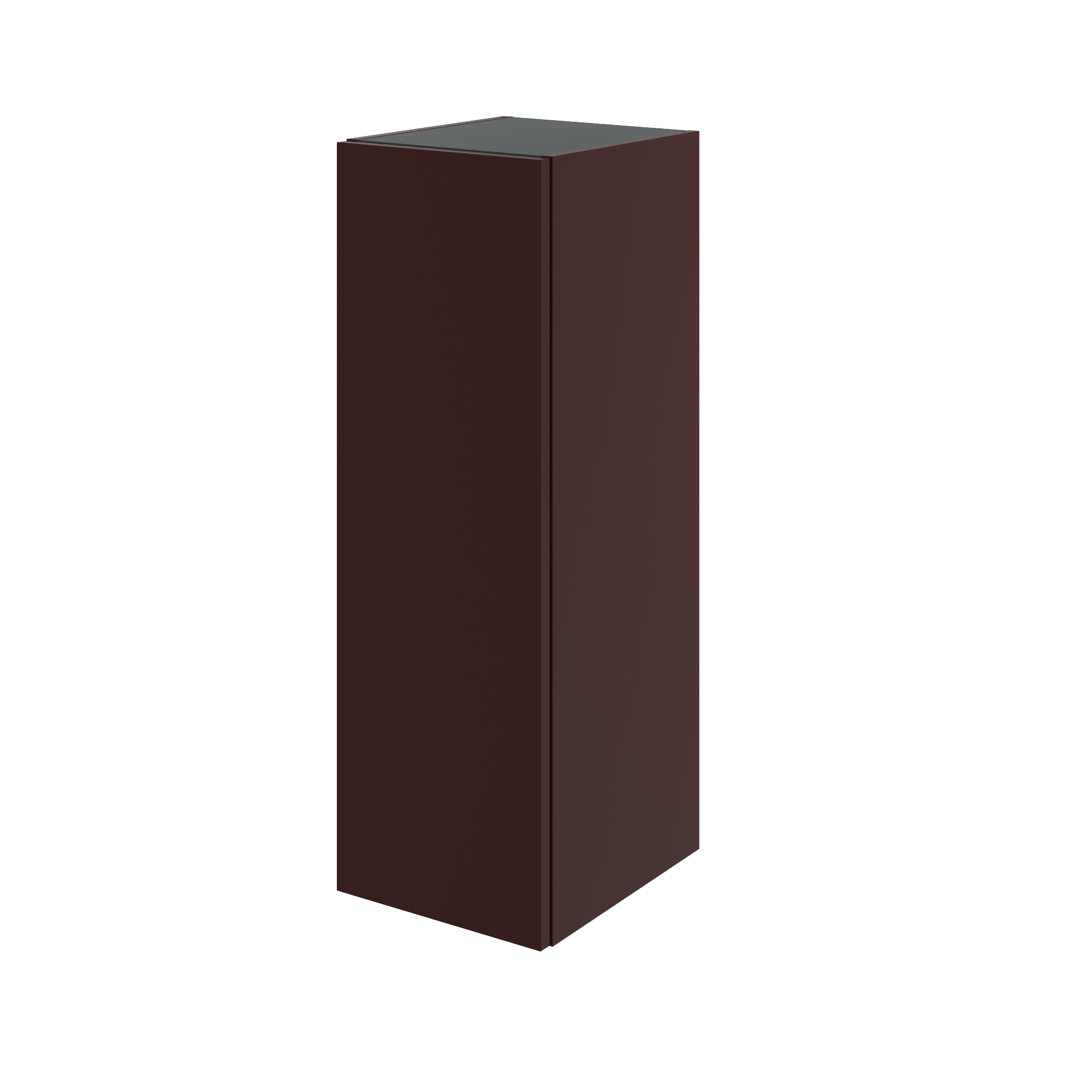 Colonne 1p, charnières droite l.30 x H.90 x P.35 cm aubergine kiss Neo ...