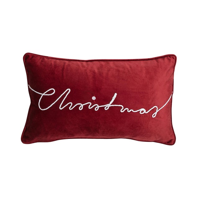 Almofada Christmas 30x50cm vermelha