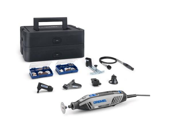 Outil rotatif multifonction DREMEL 4250 + 6 adaptations + 128 accessoires, 175 W - 5