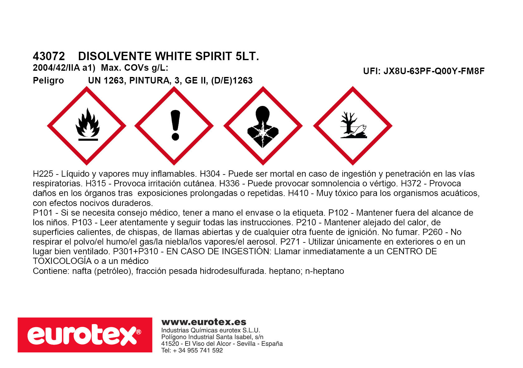 DISOLVENTE WHITE SPIRIT 5L - 2