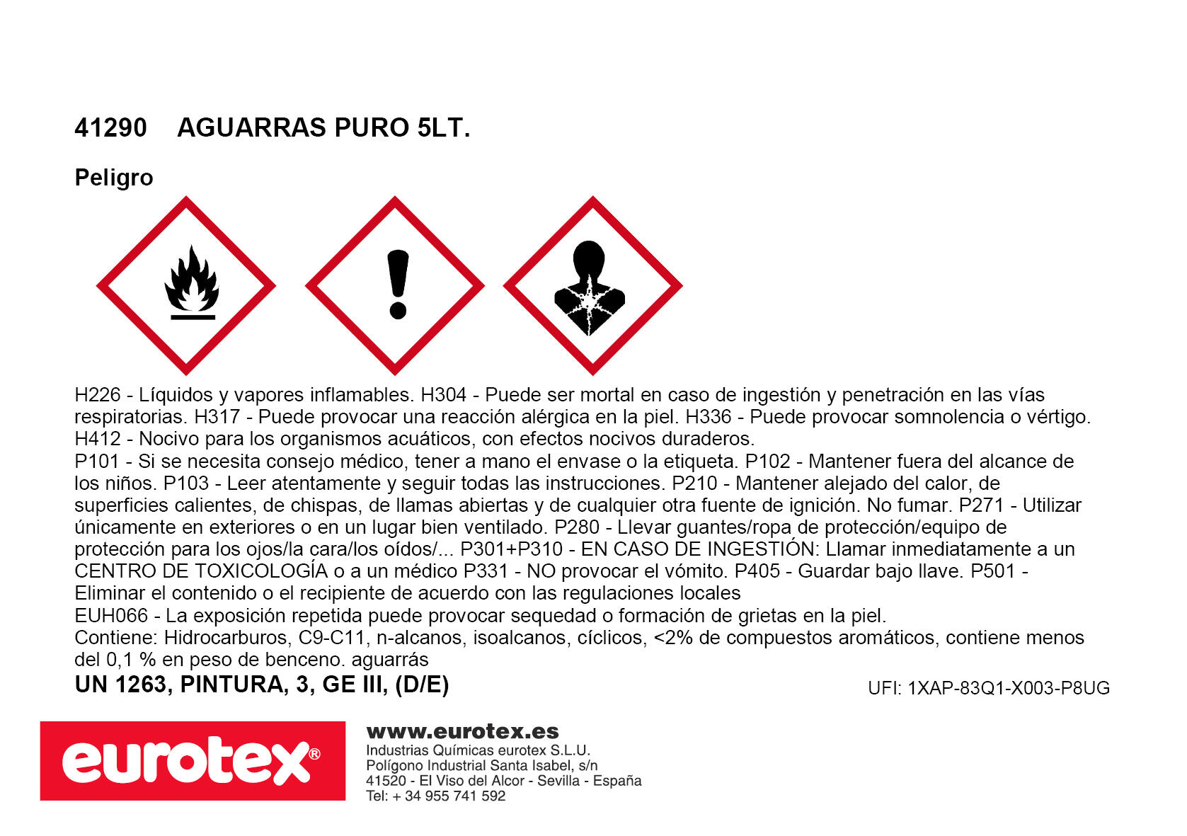 AGUARRAS PURO 5L - 2