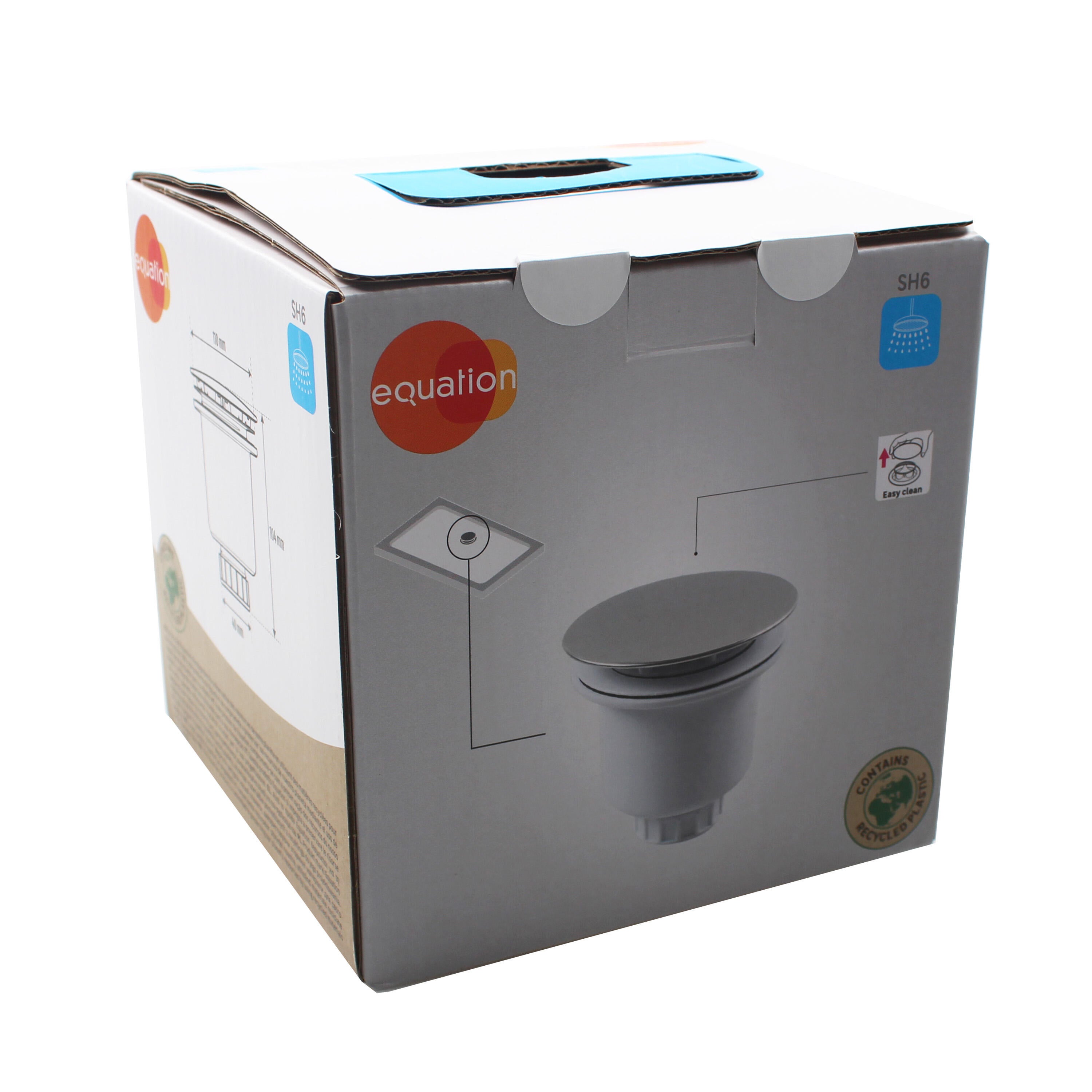 Valvula duche EQUATION vertical d90 cromado - 4