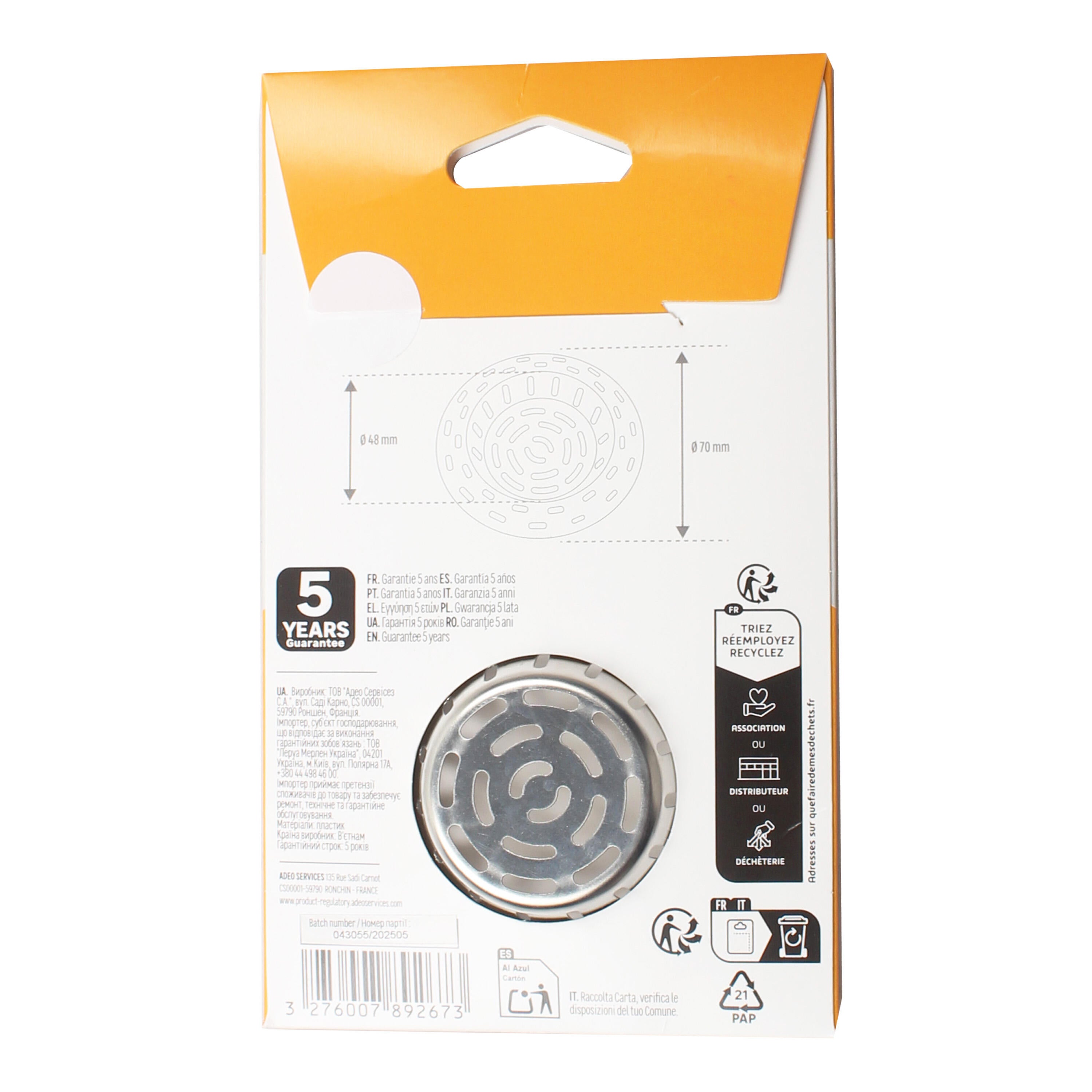 Filtro valvula EQUATION inox - 3