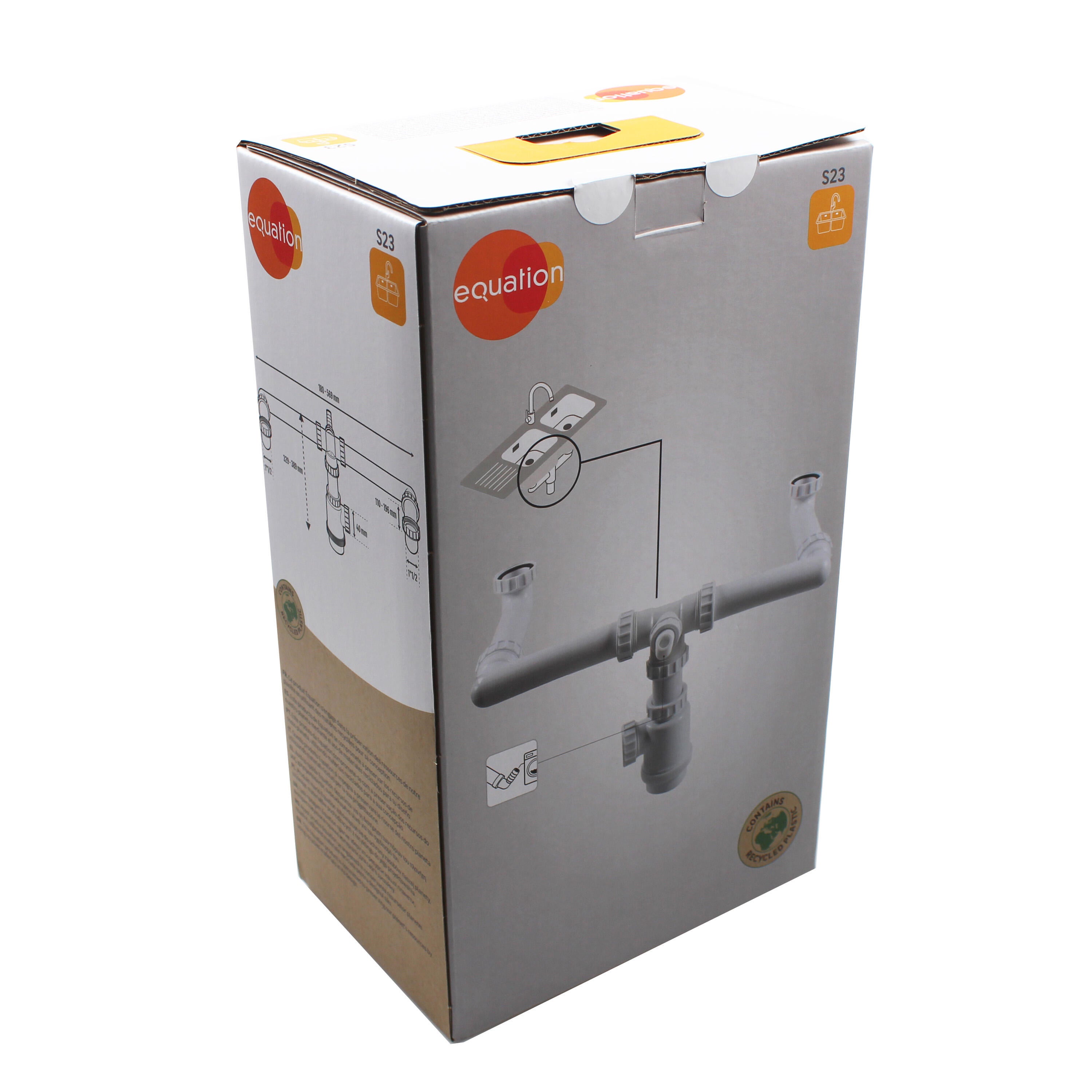 Sifao plastico EQUATION 2 valv 1/2 extensivel - 3
