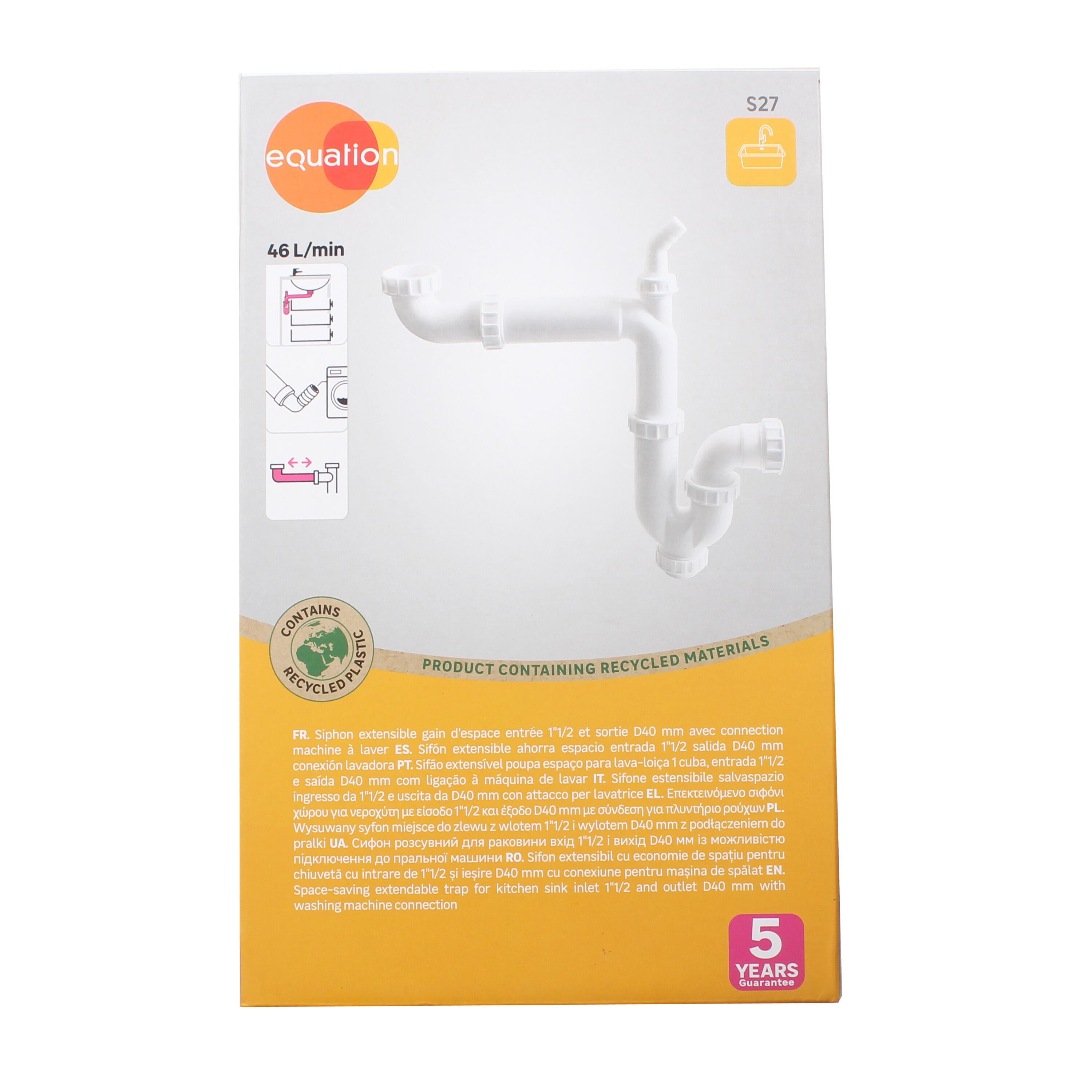 Sifao curvo EQUATION 1 valv 1/2 extensivel 40 - 4