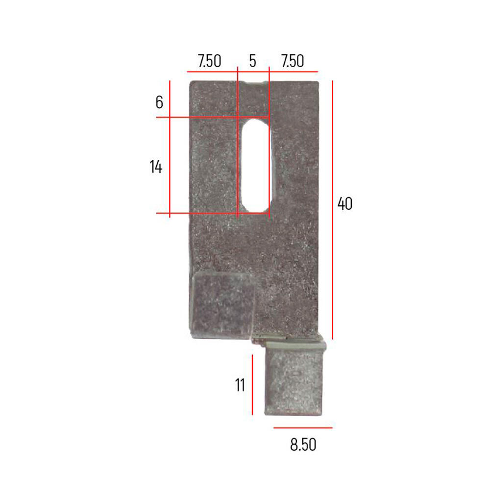 Grapa universal arranque central 18mm paquete de 200 unidades - 2