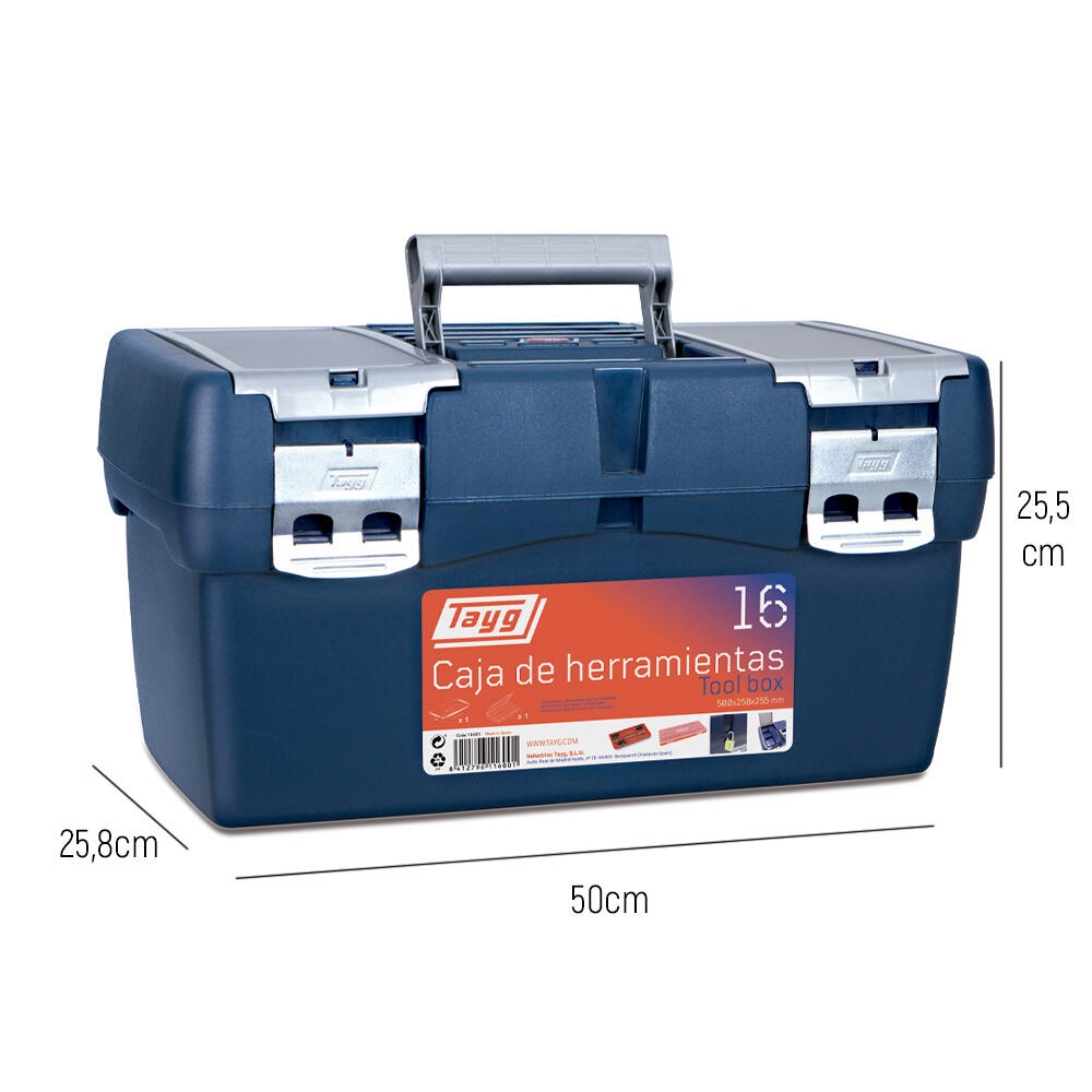 Caja de herramientas TAYG N 16 con capacidad de 23 litros - 2