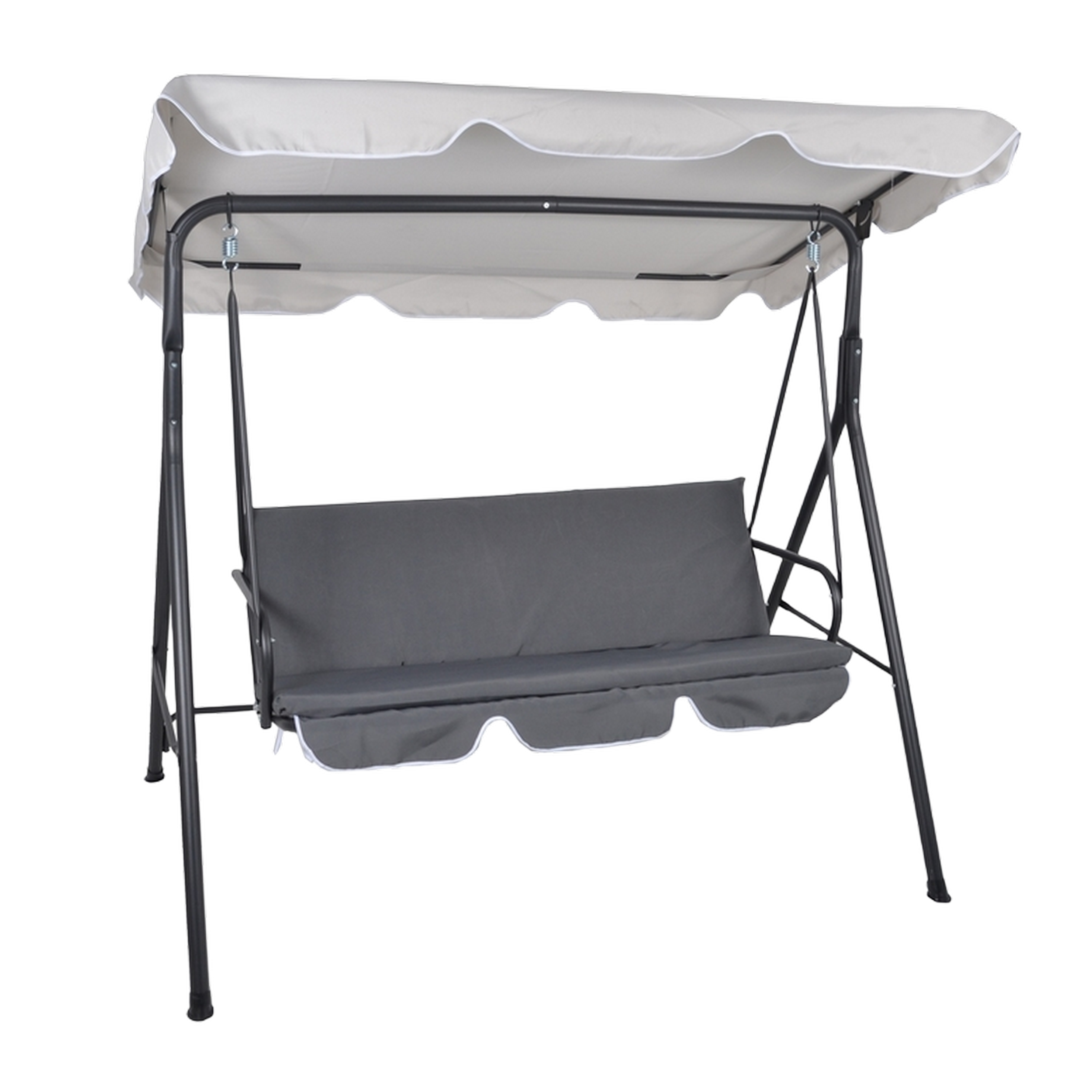 Huśtawka ogrodowa VIP szaro-grafitowa Ołer Garden