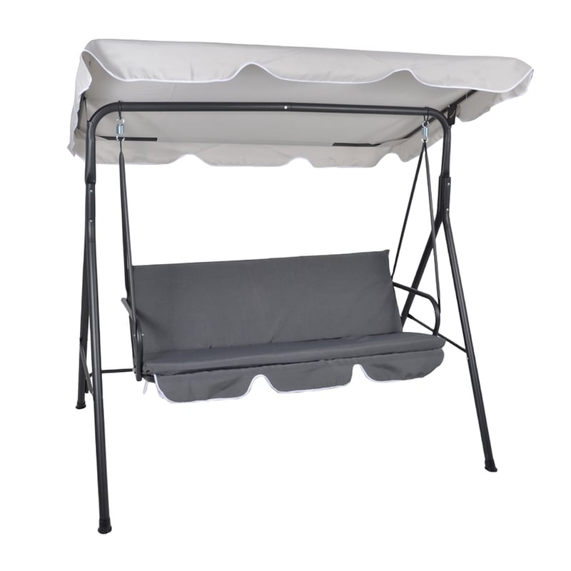 Huśtawka ogrodowa VIP szaro-grafitowa Ołer Garden