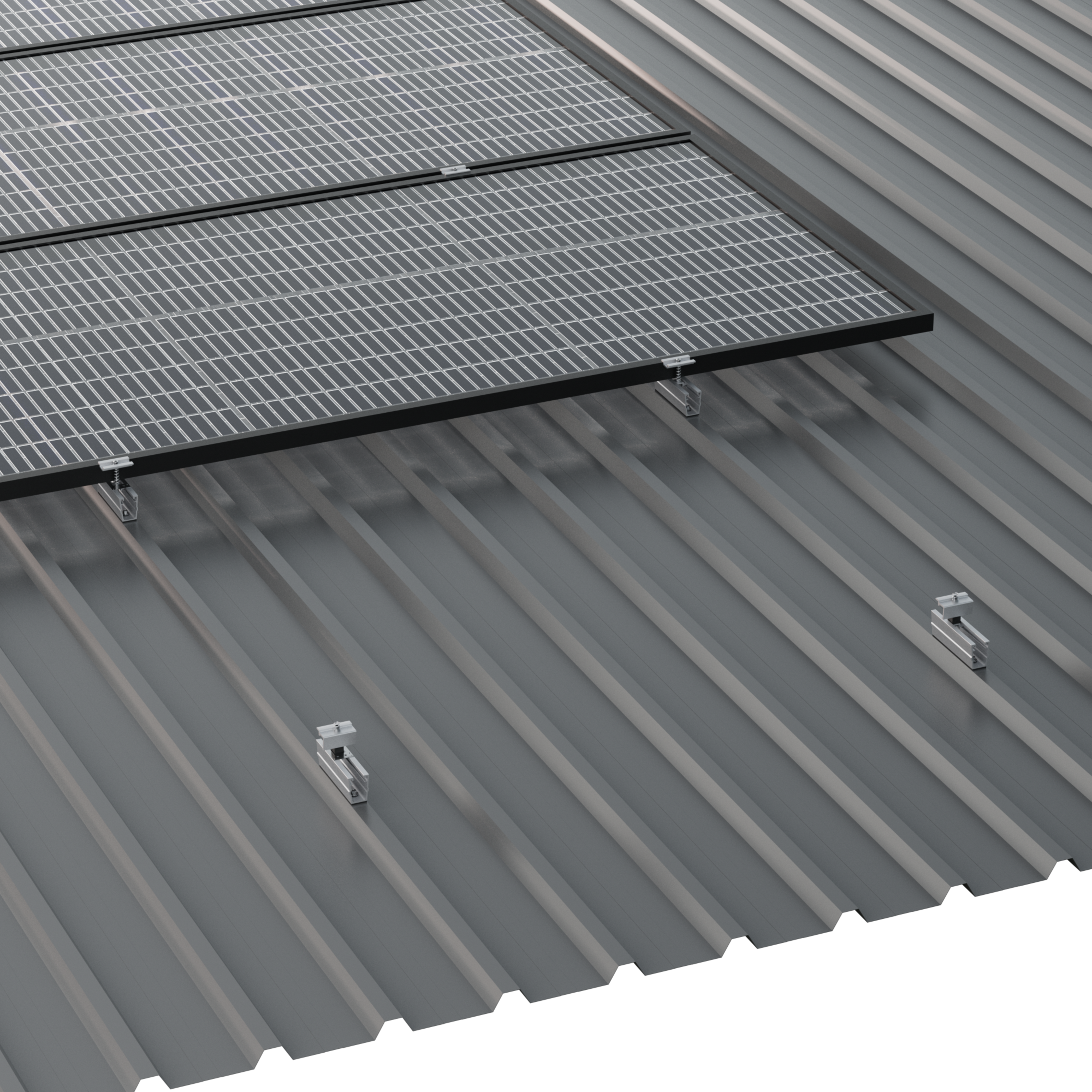 Kit 8 panneaux solaires 4000Wc, onduleur Enphase, fixations pour bac acier - 6