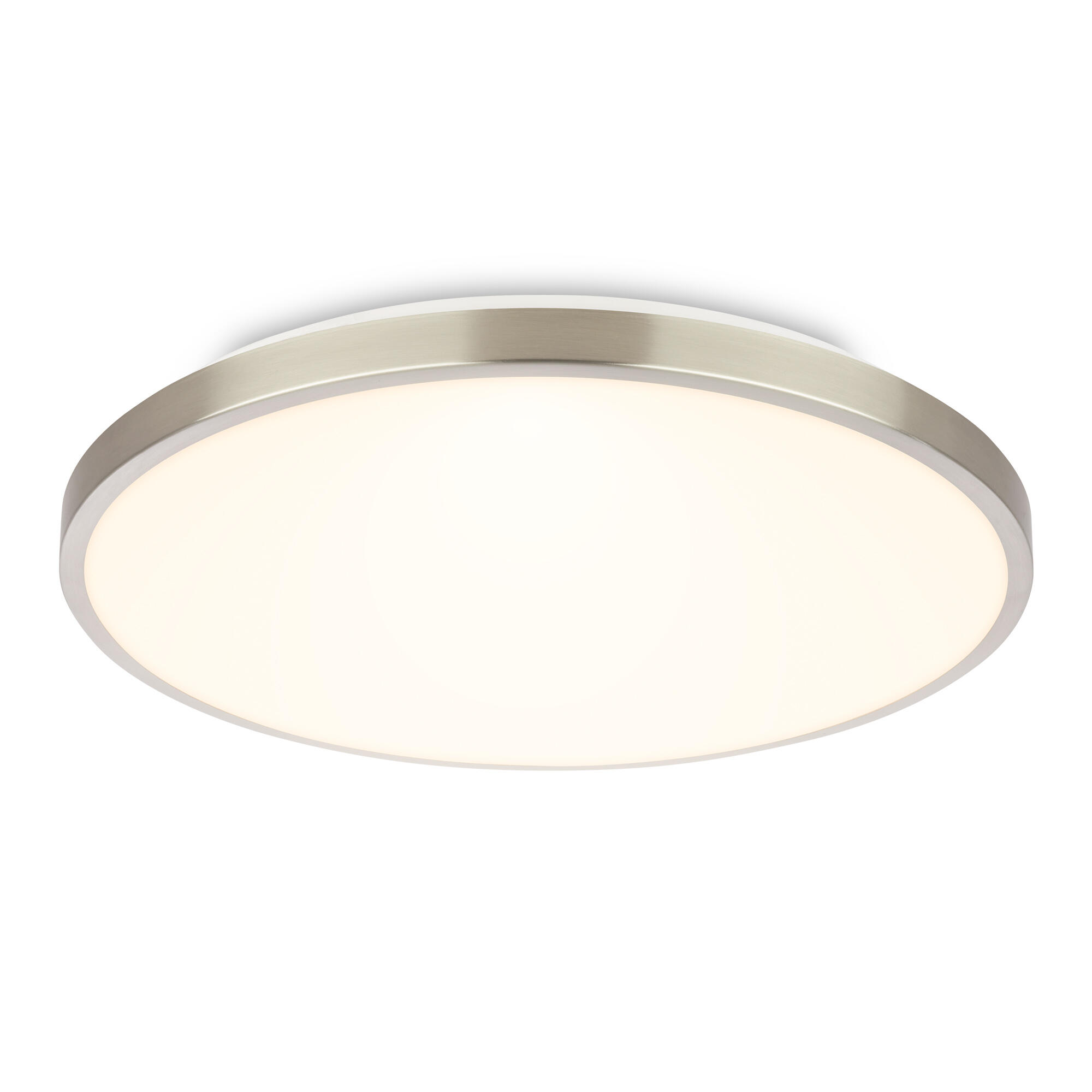 Plafón LED de interior redondo gris BRILO 2400 lm blanco cálido Ø33 cm - 3